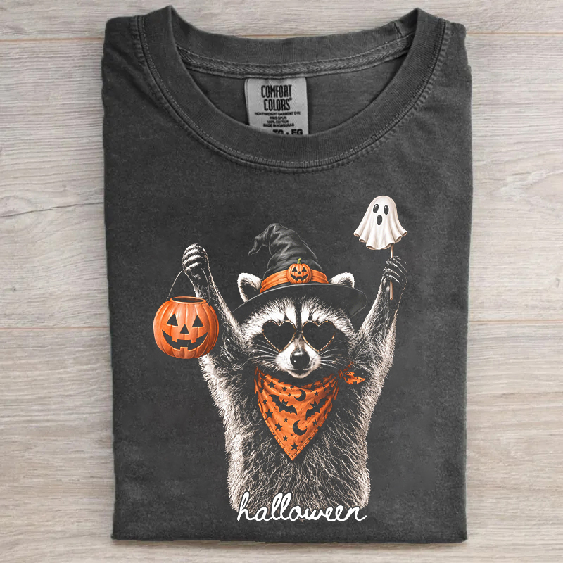 Halloween Funny Raccoon T-shirt