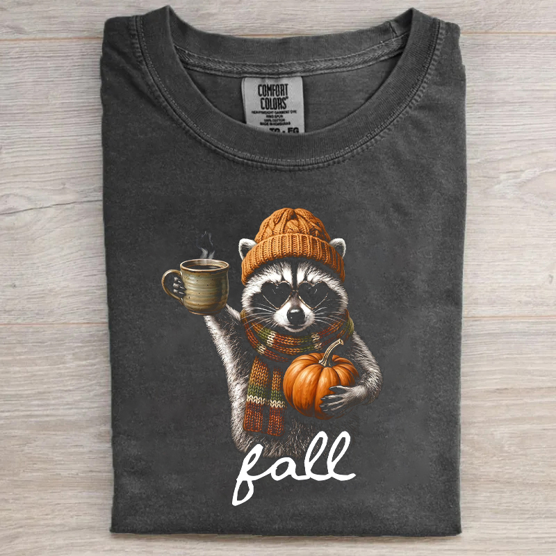 Fall Raccoon T-shirt