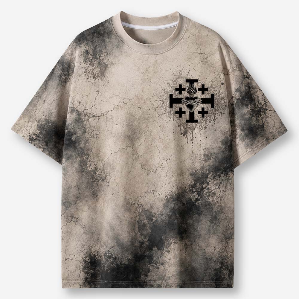Masked King Memento Mori Eco Oversized Graphic Tees · GRS Certified