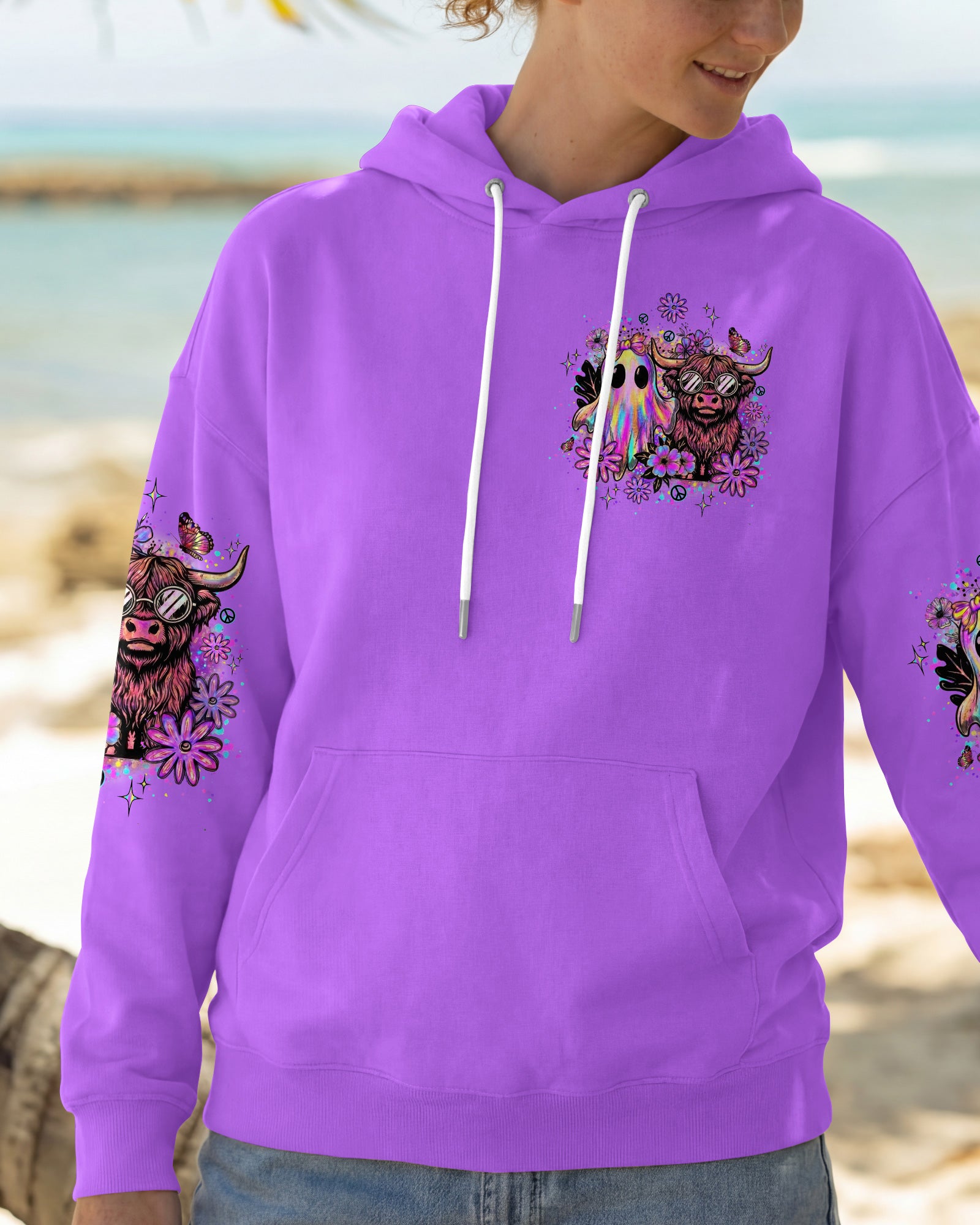 MOO I MEAN BOO HALLOWEEN ALL OVER PRINT