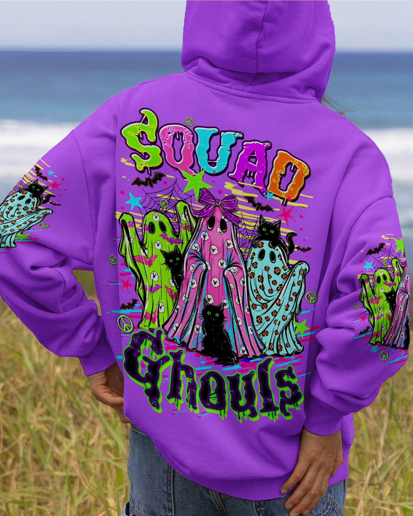 SQUAD GHOULS BOO HALLOWEEN ALL OVER PRINT 
