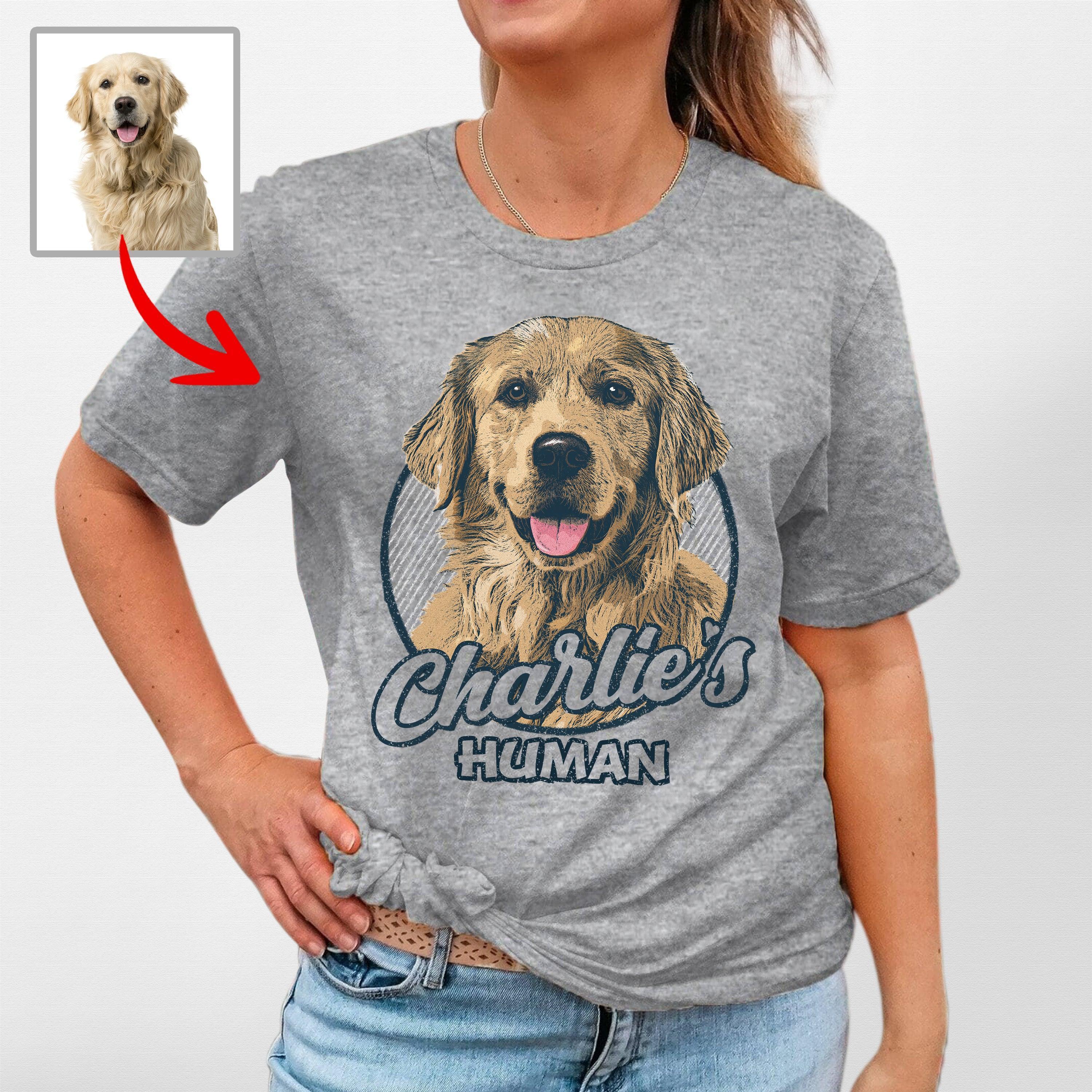 Vintage Custom Dogface Classic Tee for Moms
