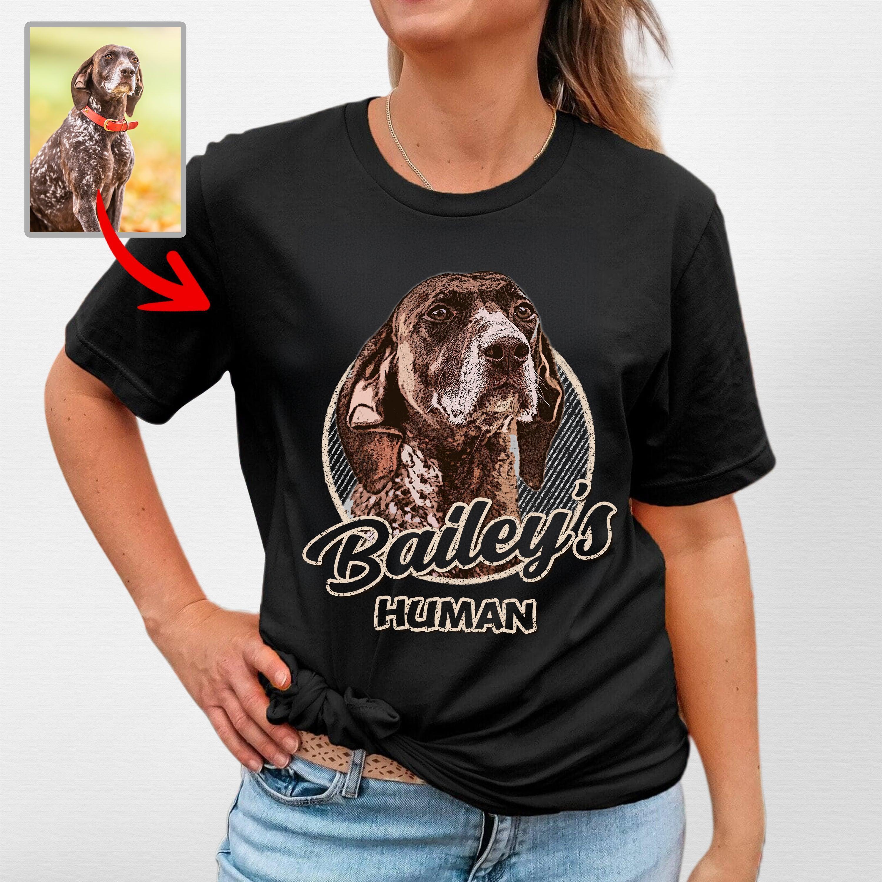 Vintage Custom Dogface Classic Tee for Moms