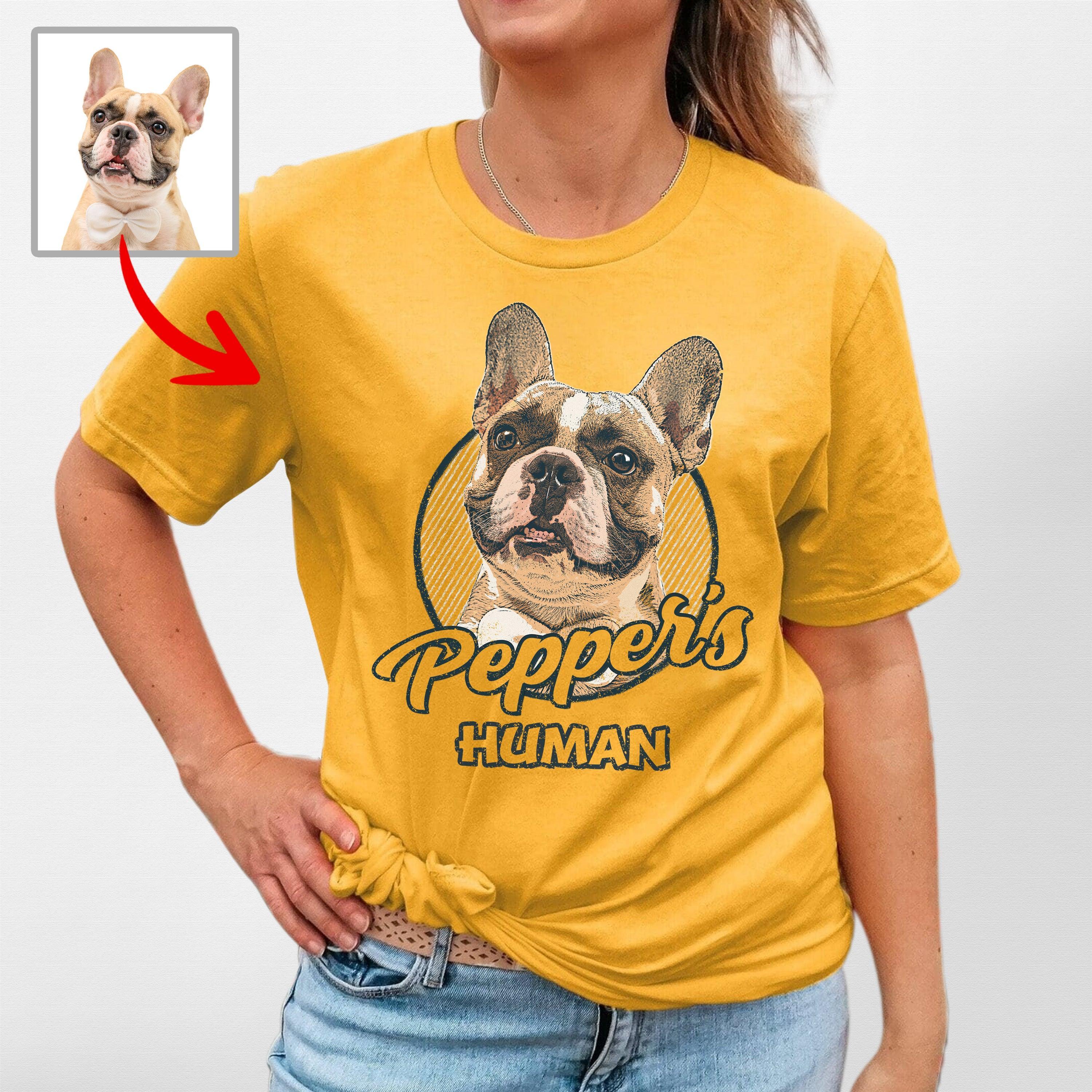Vintage Custom Dogface Classic Tee for Moms