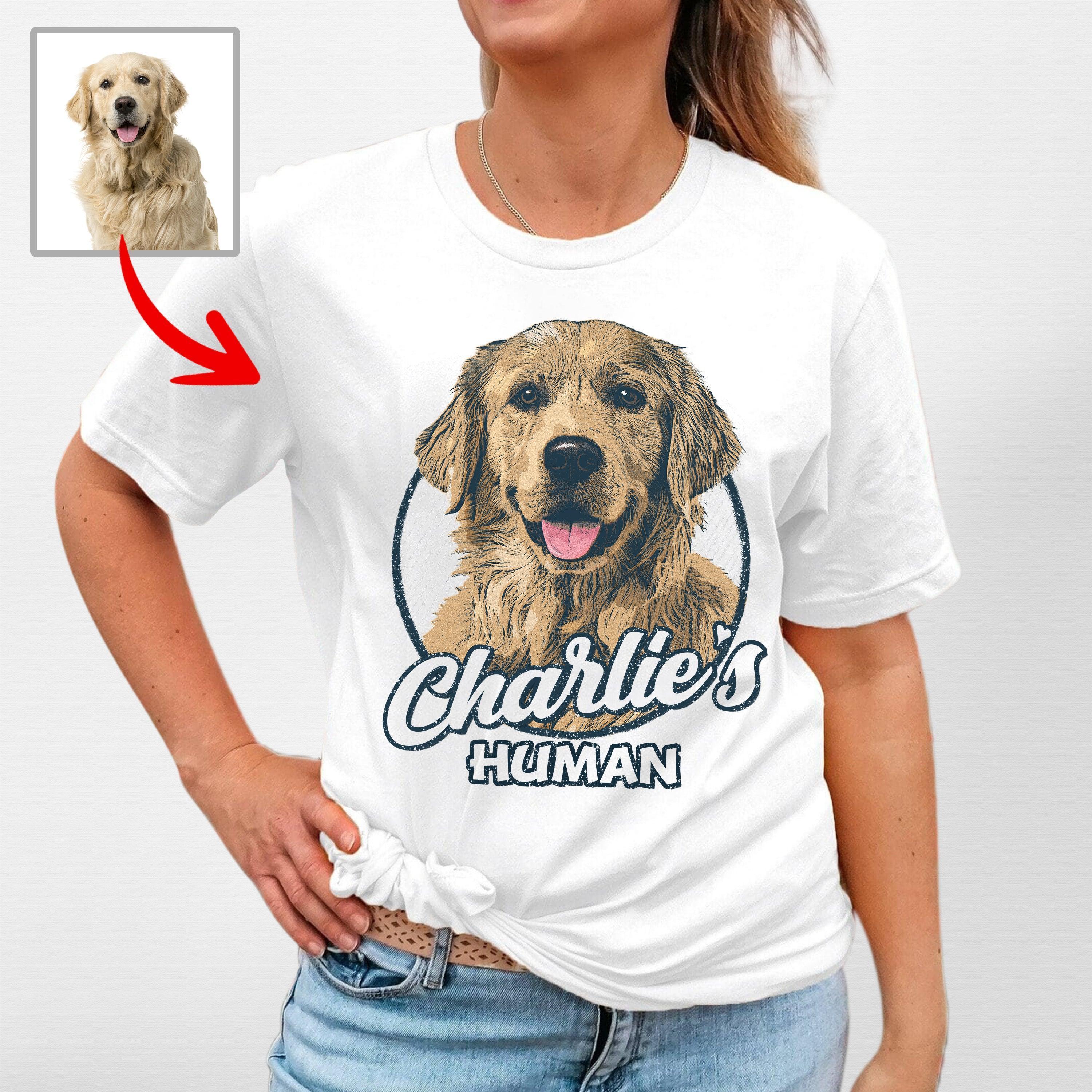Vintage Custom Dogface Classic Tee for Moms