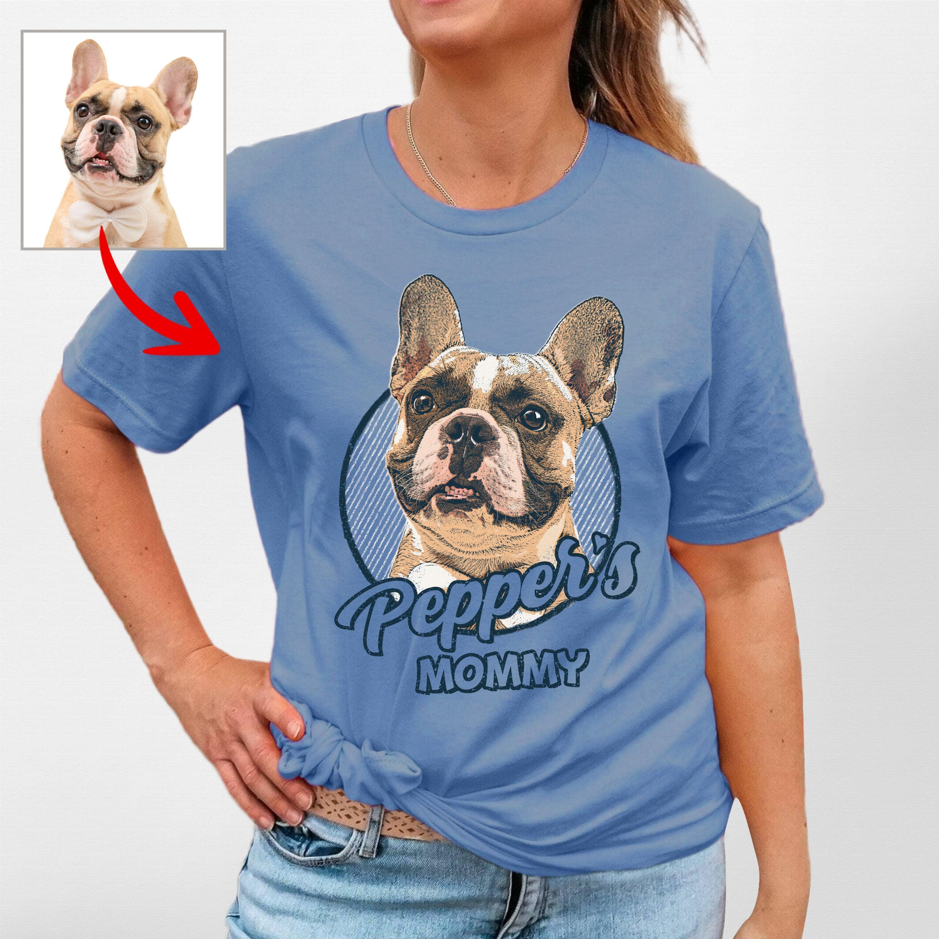 Vintage Custom Dogface Classic Tee for Moms