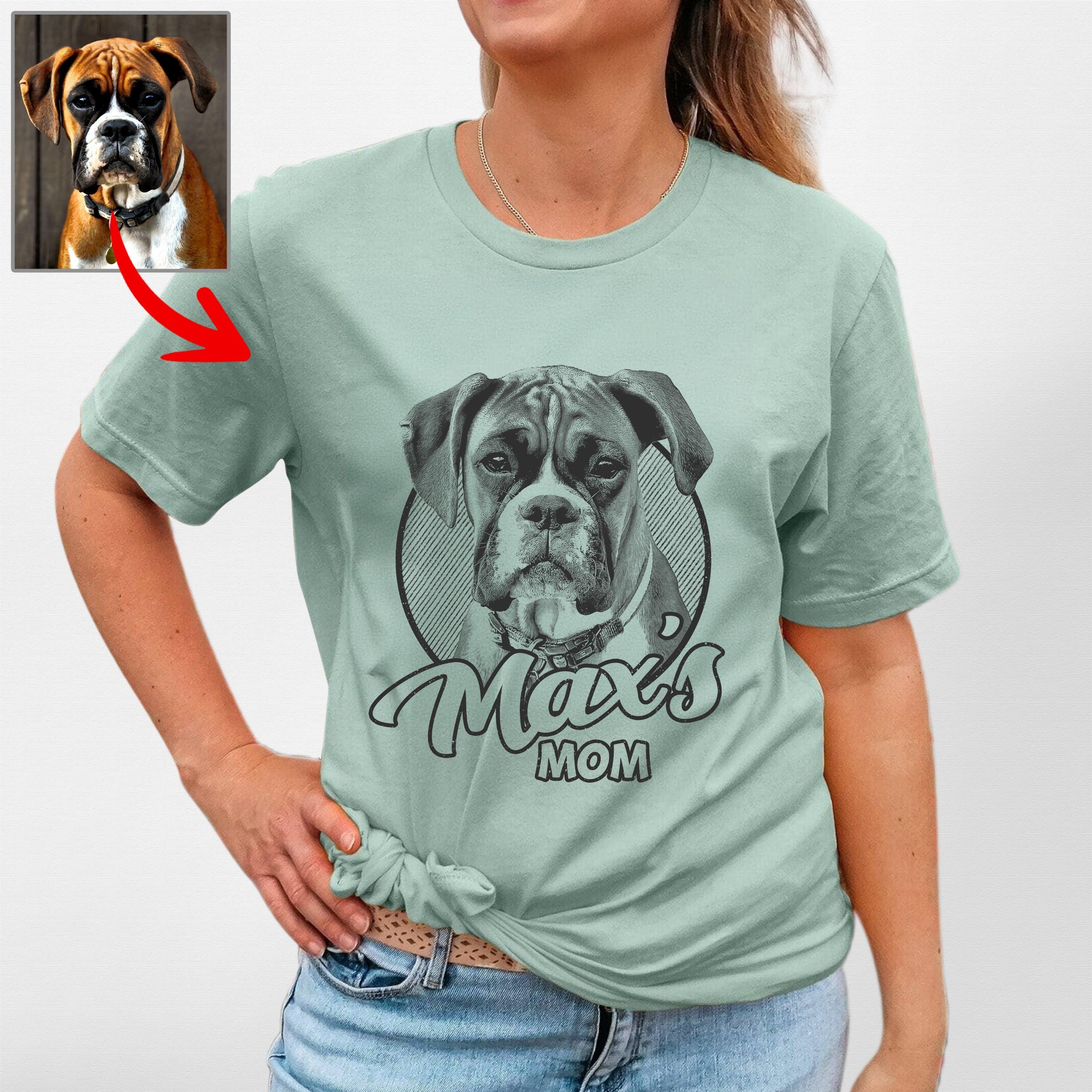 Custom Dogface Classic T-Shirt for Mom