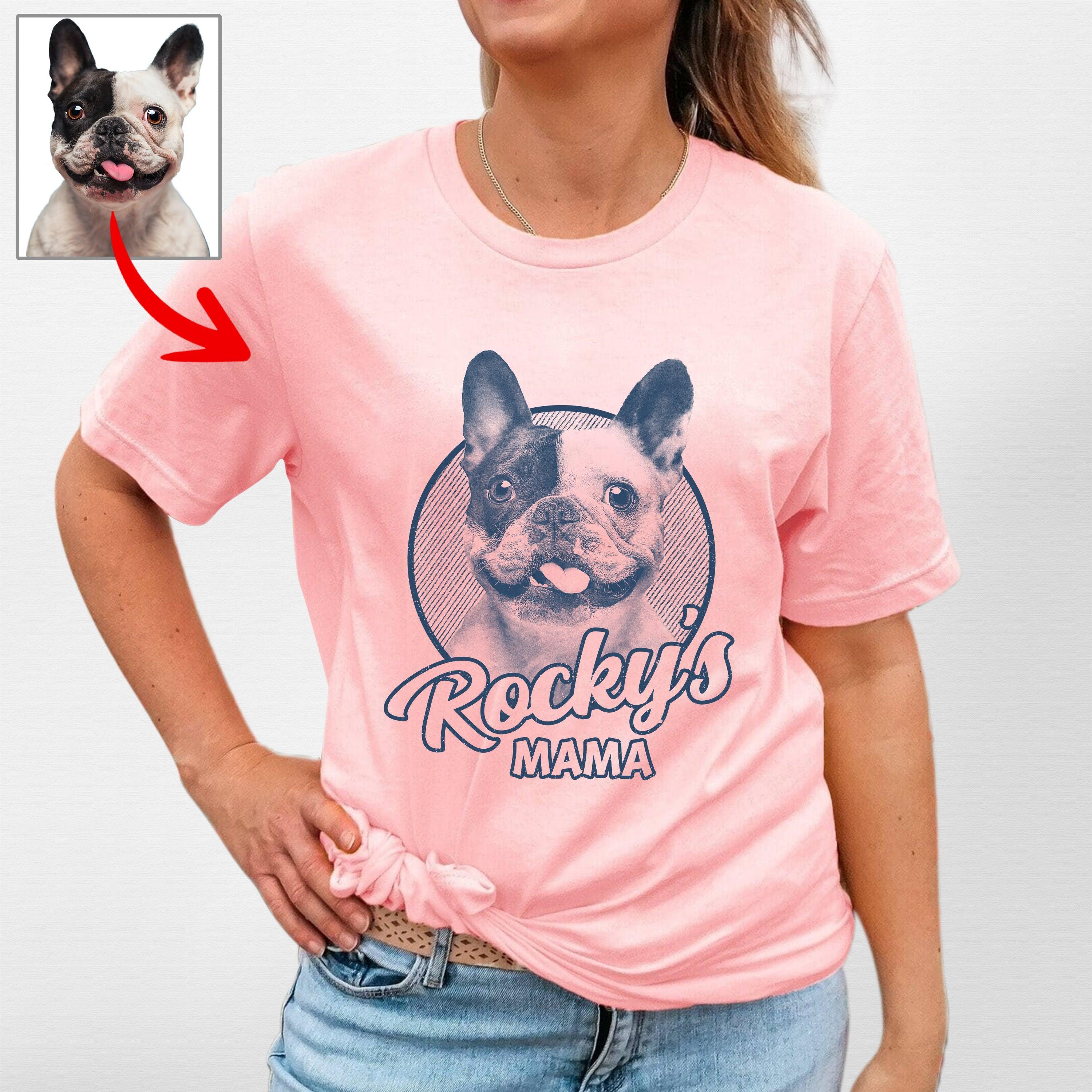 Custom Dogface Classic T-Shirt for Mom