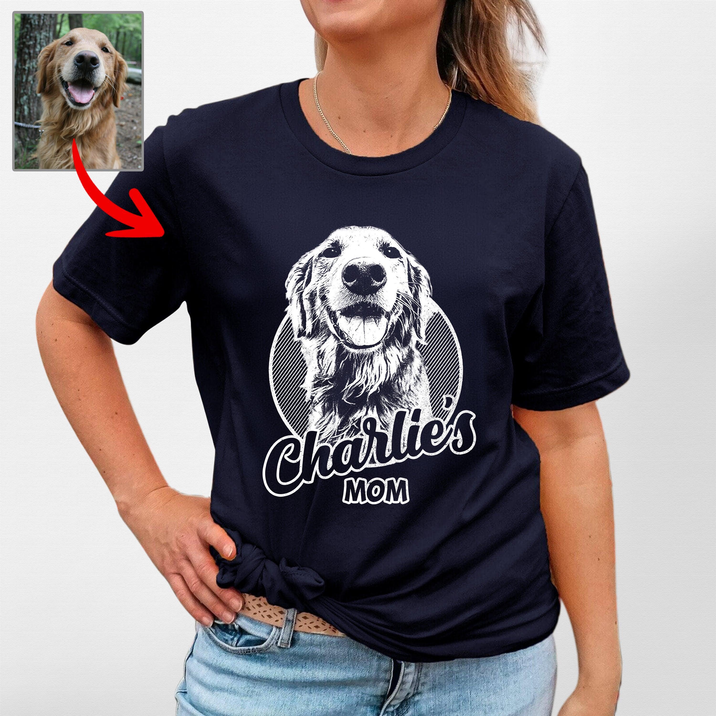 Custom Dogface Classic T-Shirt for Mom