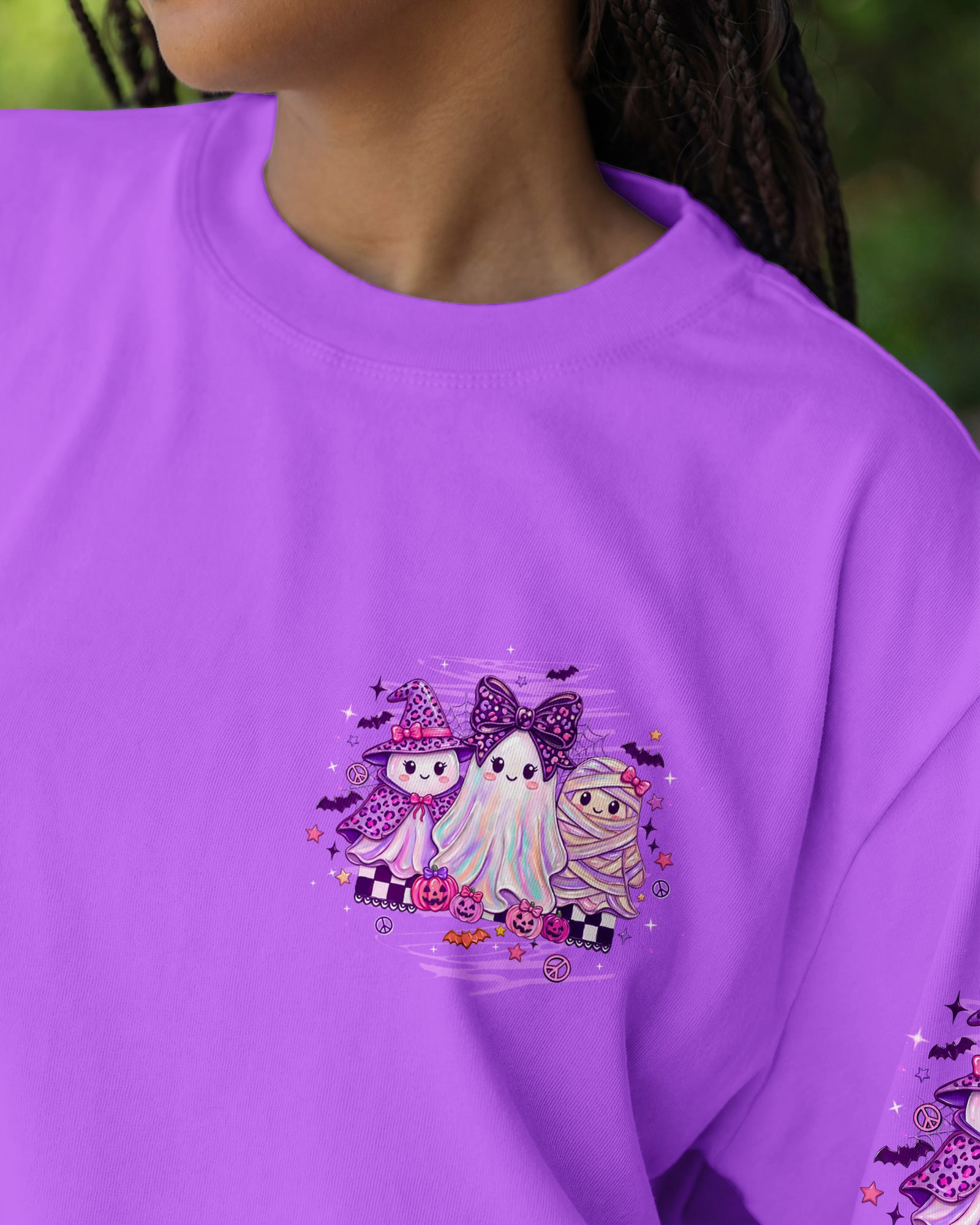 HEY BOO HALLOWEEN ALL OVER PRINT