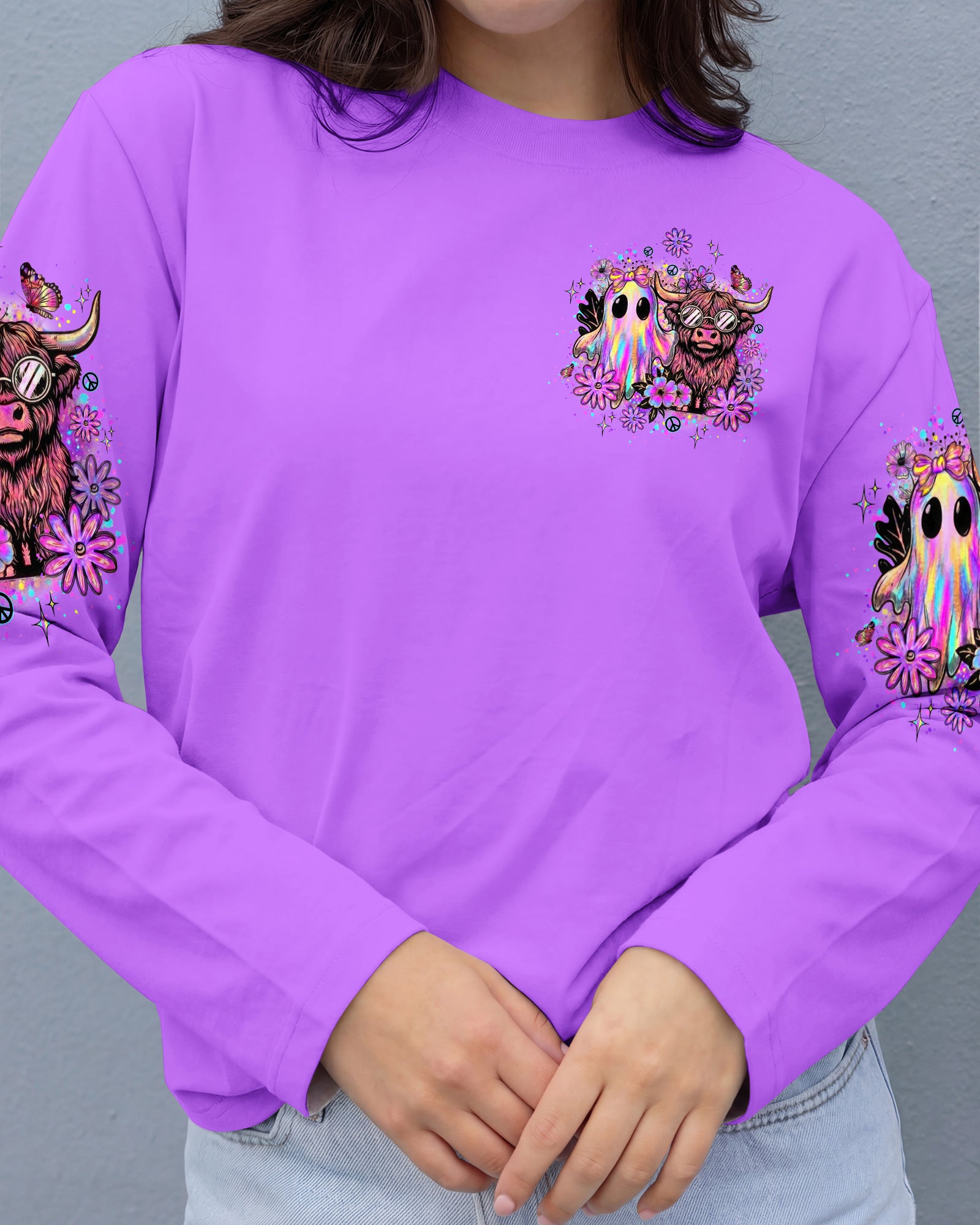 MOO I MEAN BOO HALLOWEEN ALL OVER PRINT