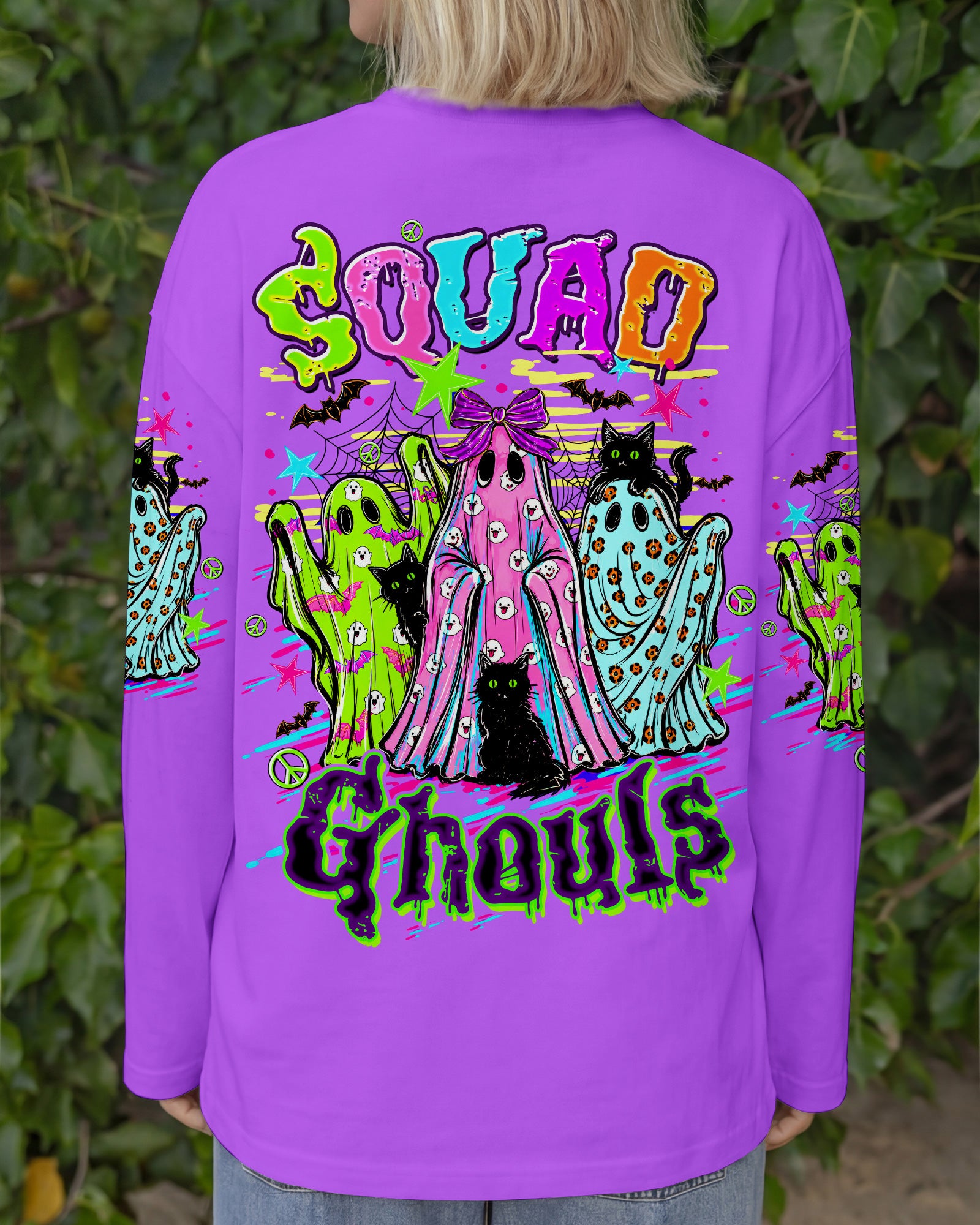 SQUAD GHOULS BOO HALLOWEEN ALL OVER PRINT 