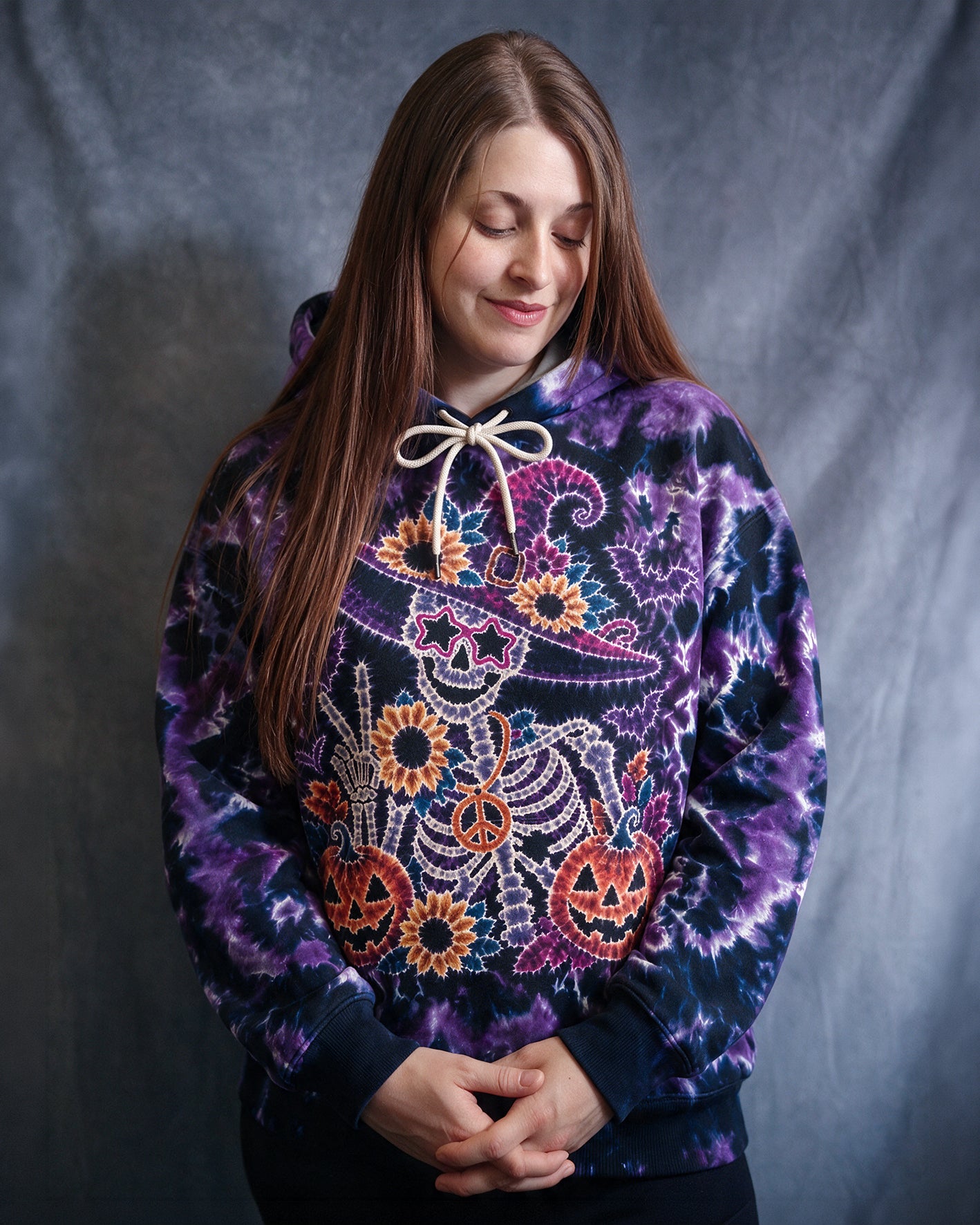 HIPPIE WITCH SKELETON HALLOWEEN ALL OVER PRINT