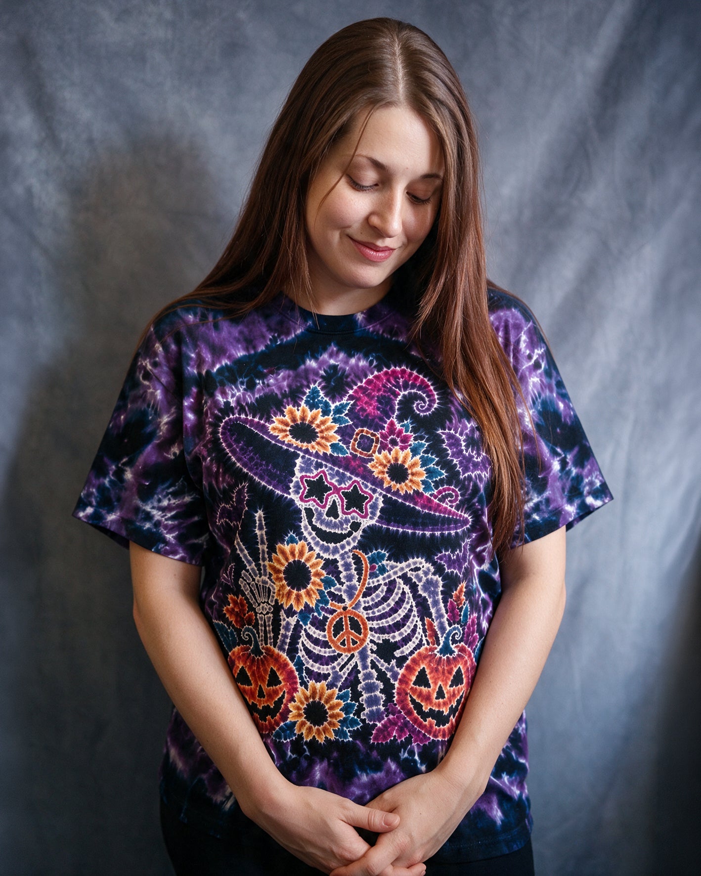 HIPPIE WITCH SKELETON HALLOWEEN ALL OVER PRINT