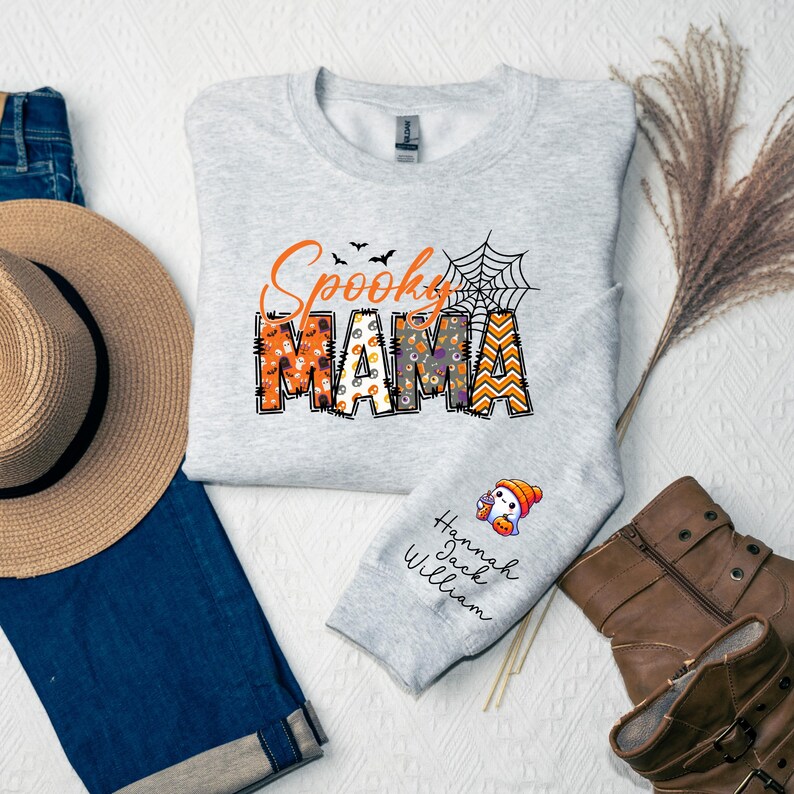 Halloween Spooky Mama Crewneck