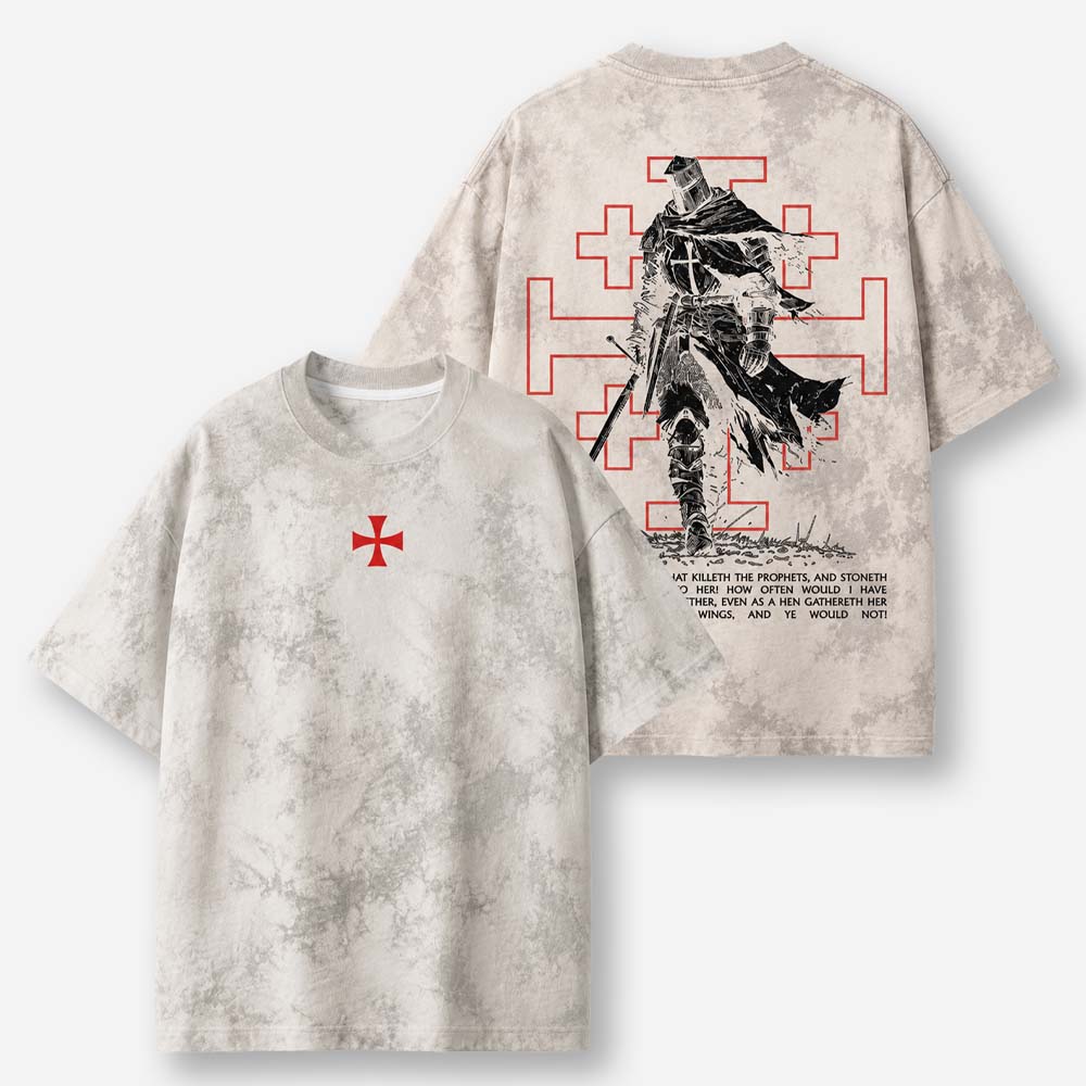 Red Knight Eco Oversized Graphic Tees · GRS Certified