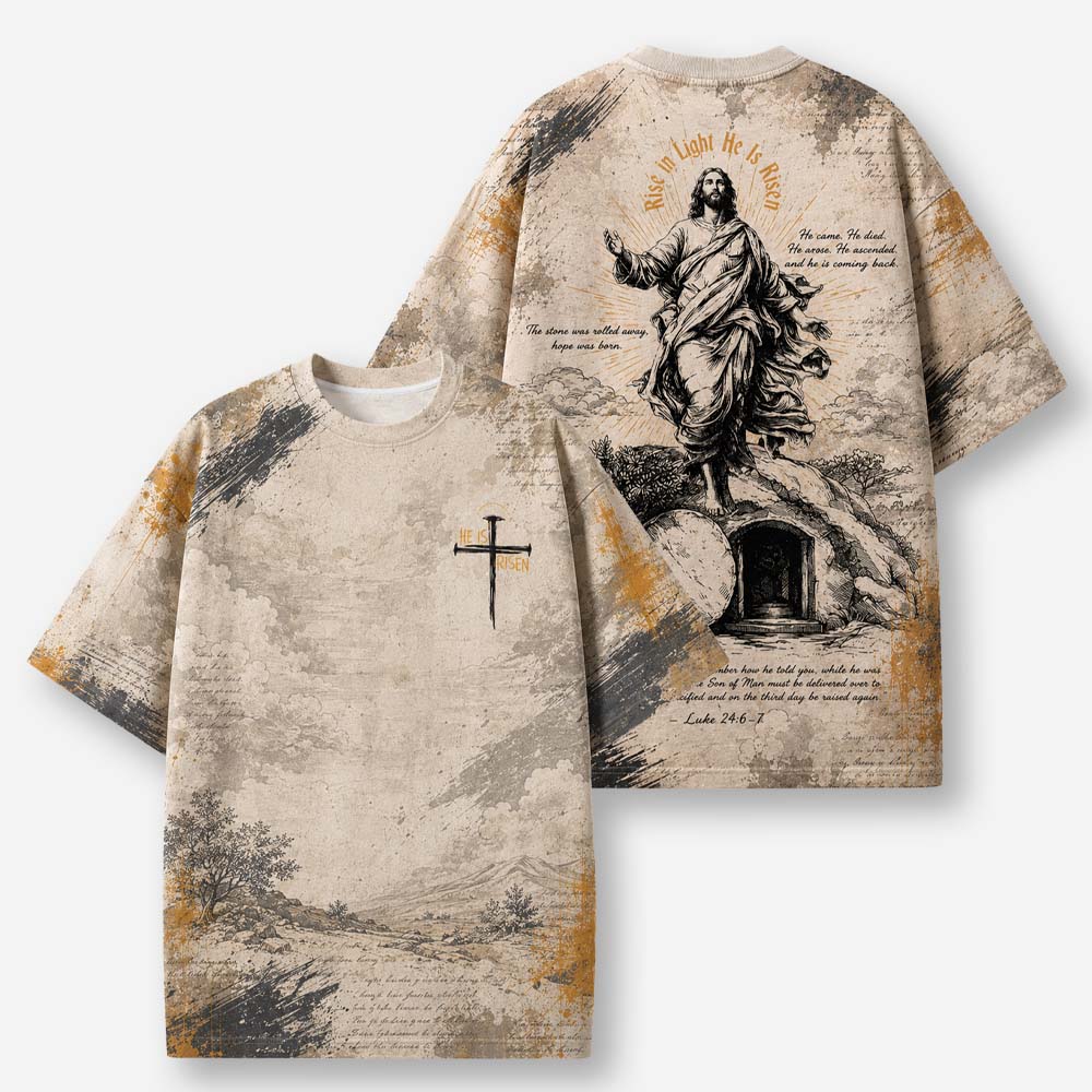 Open Tomb Eco Oversized Graphic Tees · GRS Certified