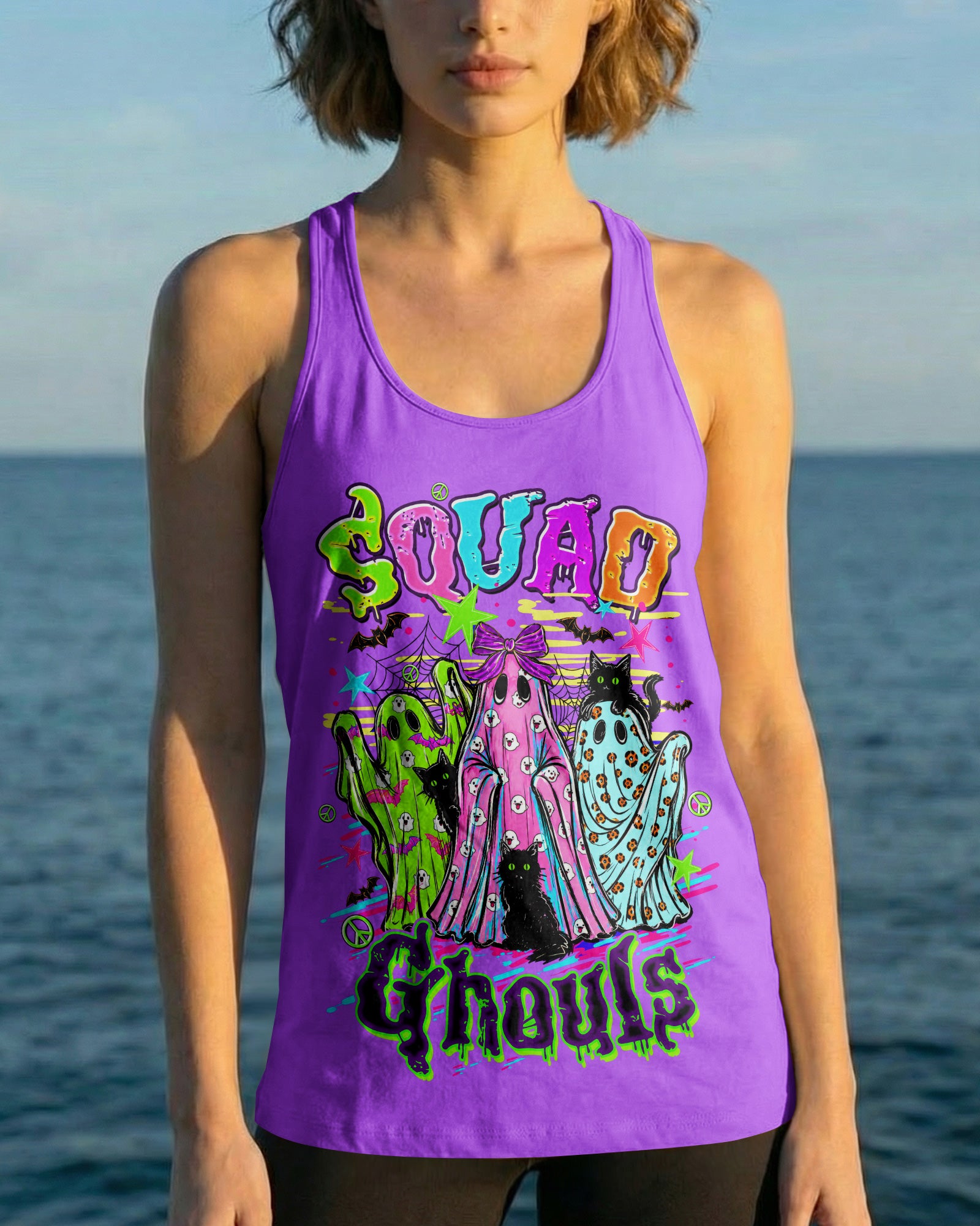 SQUAD GHOULS BOO HALLOWEEN ALL OVER PRINT 