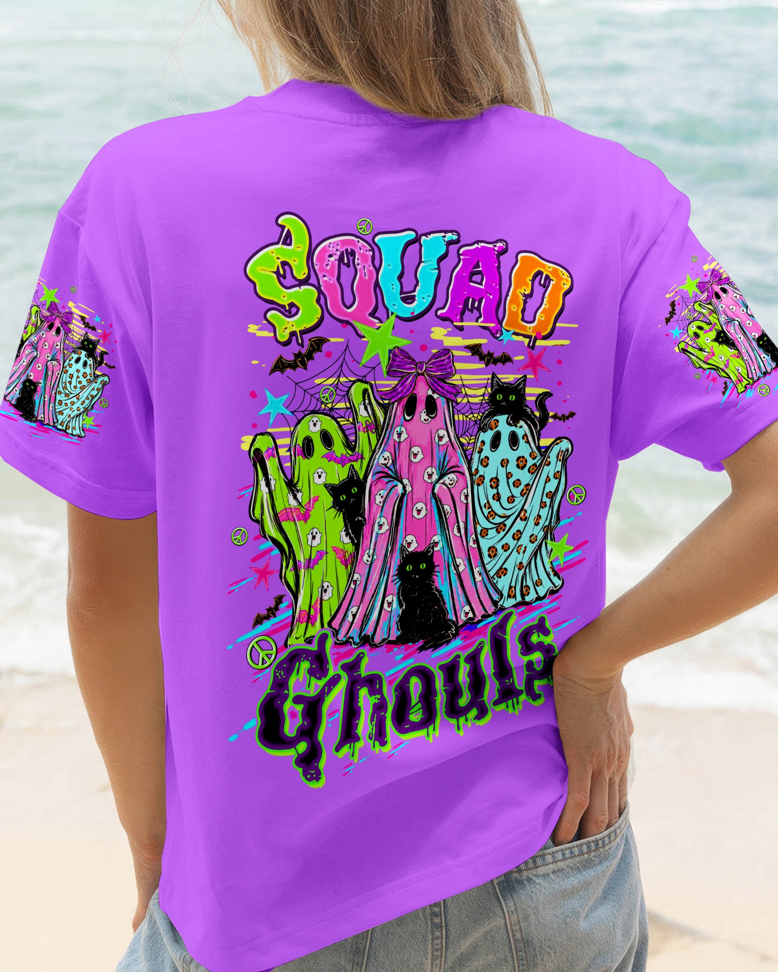 SQUAD GHOULS BOO HALLOWEEN ALL OVER PRINT 