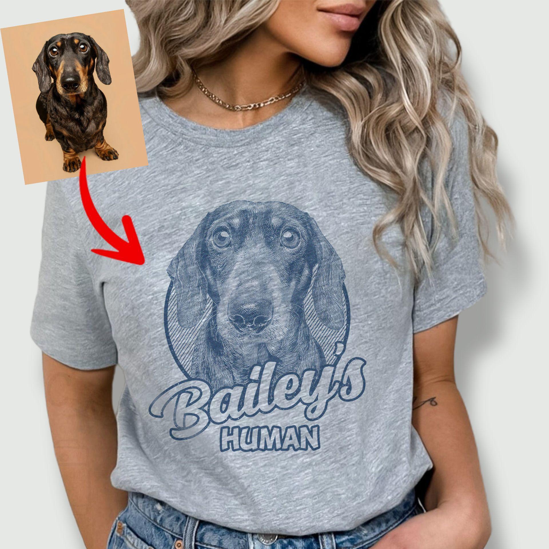 Custom Dogface Classic T-Shirt for Mom