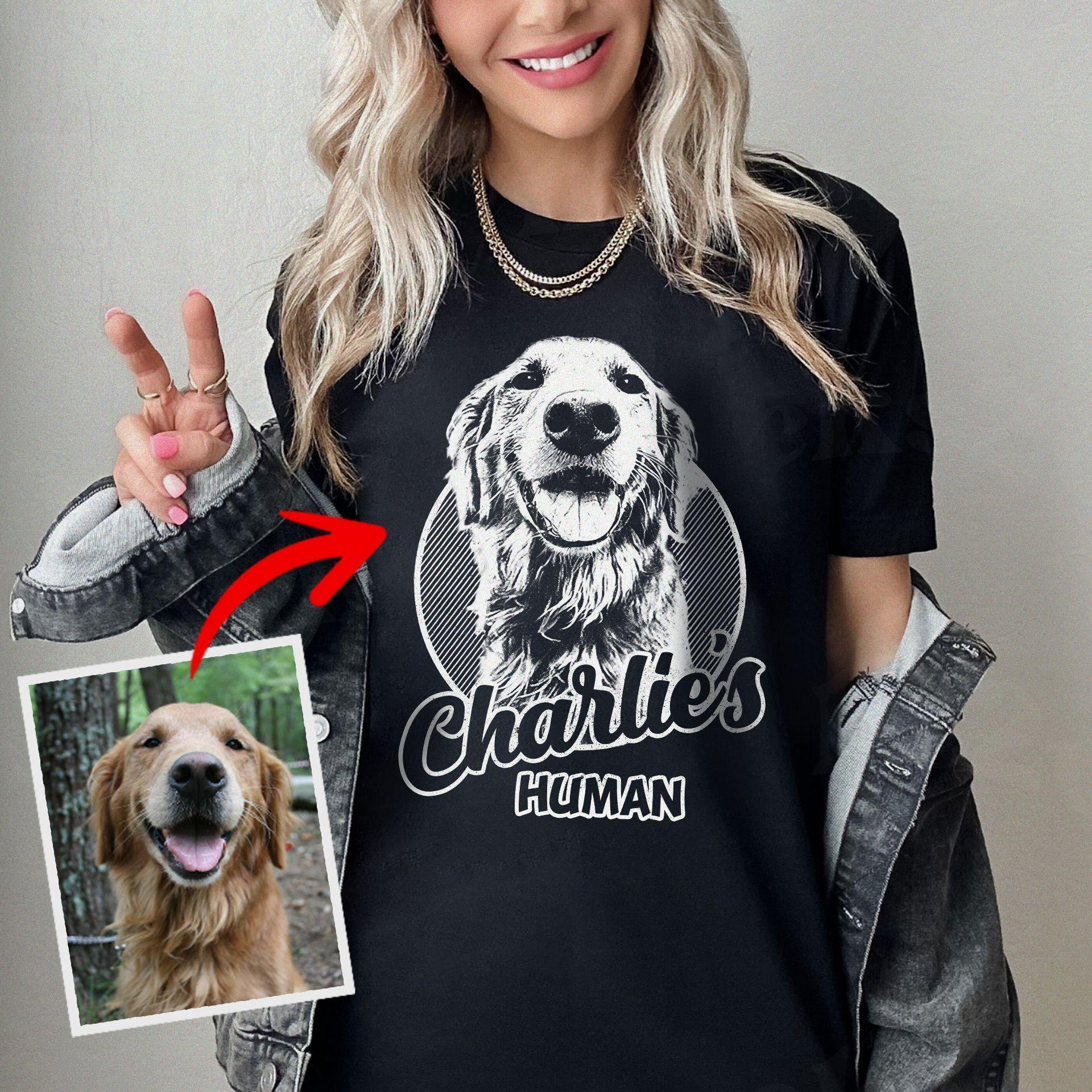 Custom Dogface Classic T-Shirt for Mom