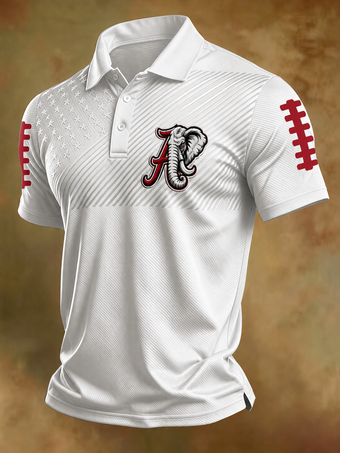 Men'S Retro Rugby Collar Polo T-Shirt