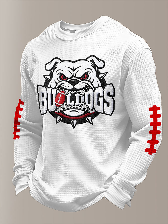 Men'S Rugby Printed Waffle T-Shirt