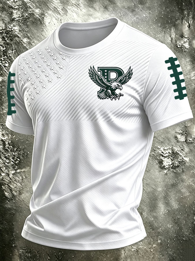 Men's Football Printed Short-Sleeve T-Shirt