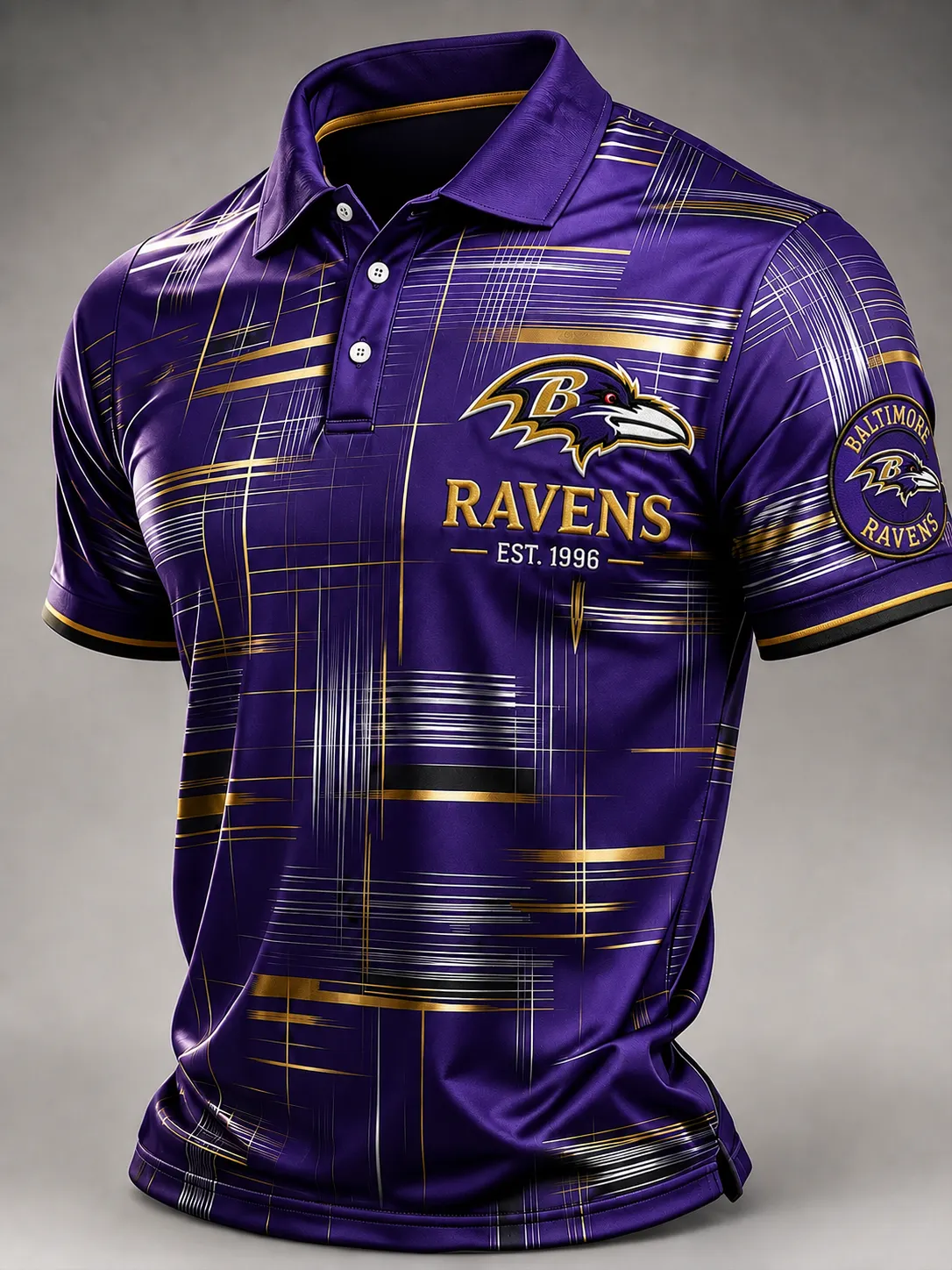 Men's Football   Polo Shirt