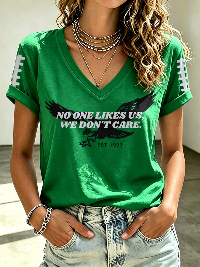 Women's Football Printed Casual Sweatshirt