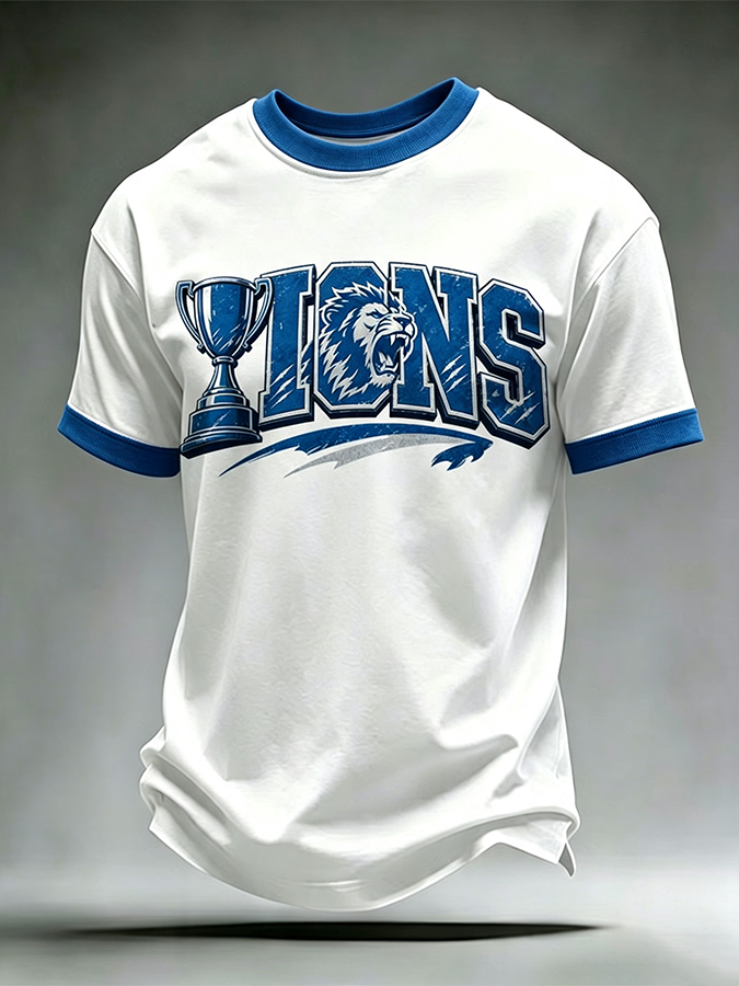 Men's Football Printed Short-Sleeve T-Shirt