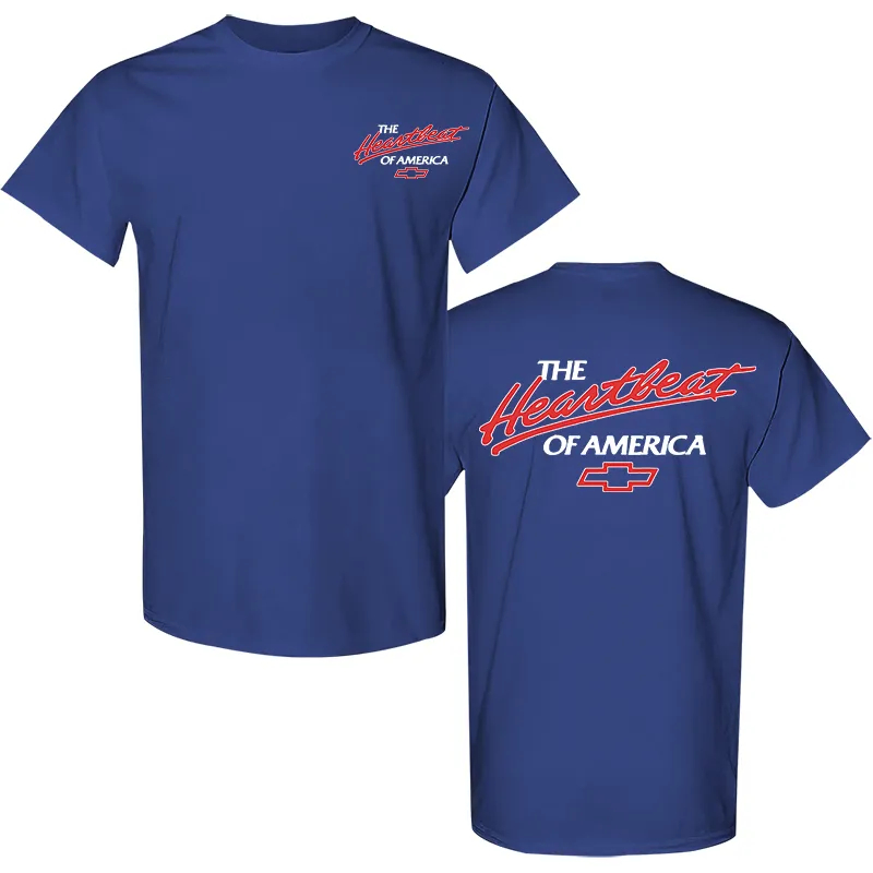 The Heartbeat Of America, Chevrolet Printed Men's T-shirt