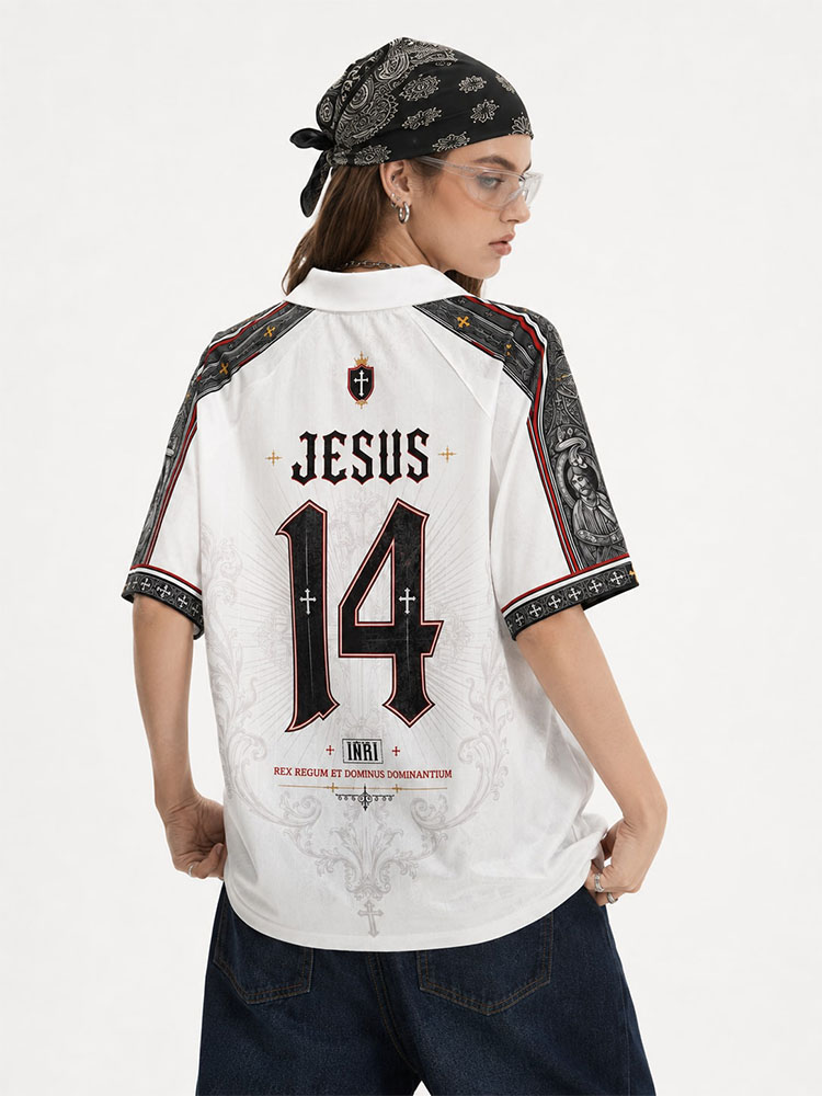 Ornate Relic Graphic Collar Jersey