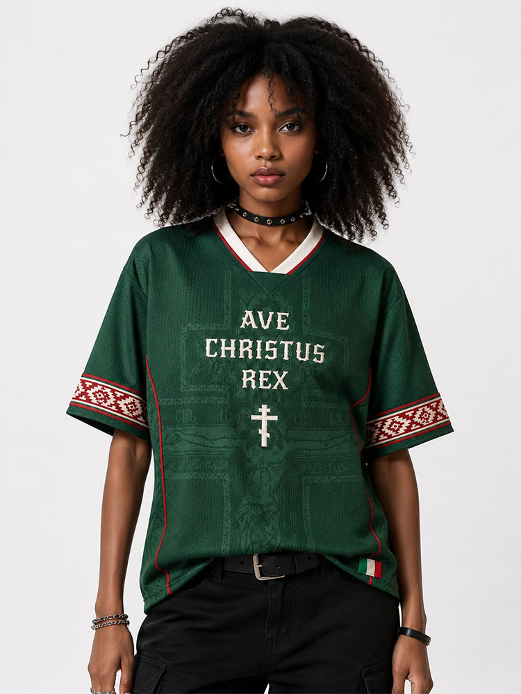 Ornate Relic Graphic Mesh Jersey