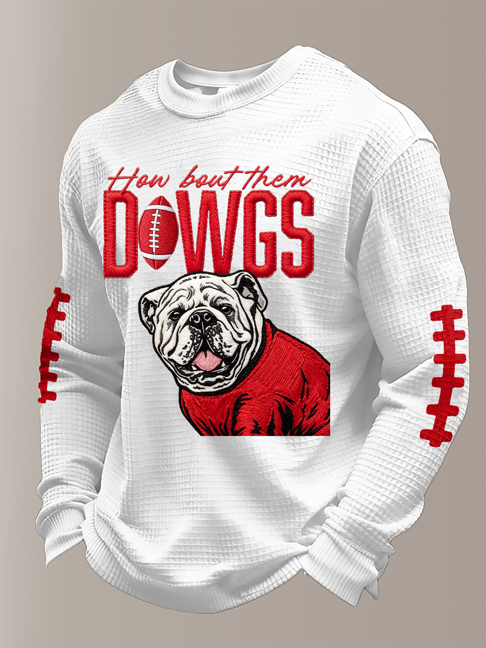 Men'S Rugby Printed Waffle T-Shirt