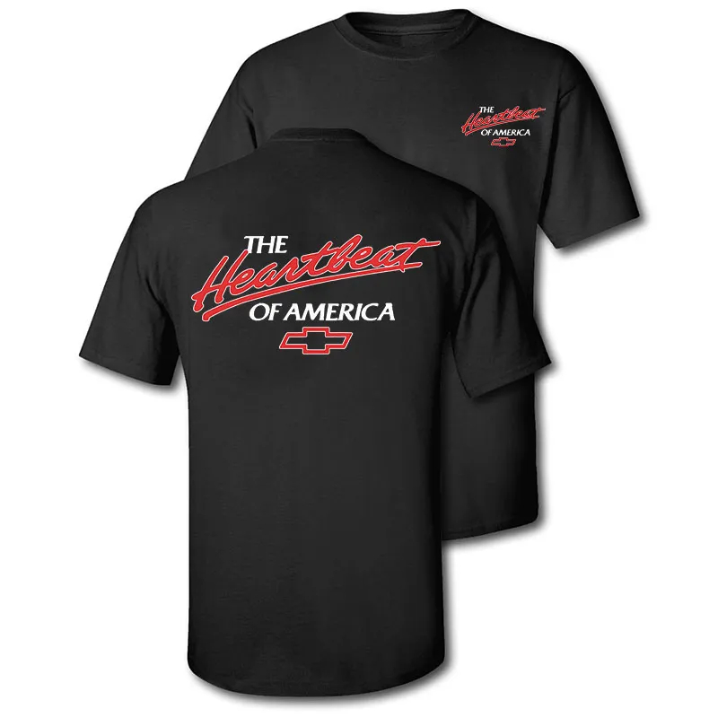 The Heartbeat Of America, Chevrolet Printed Men's T-shirt