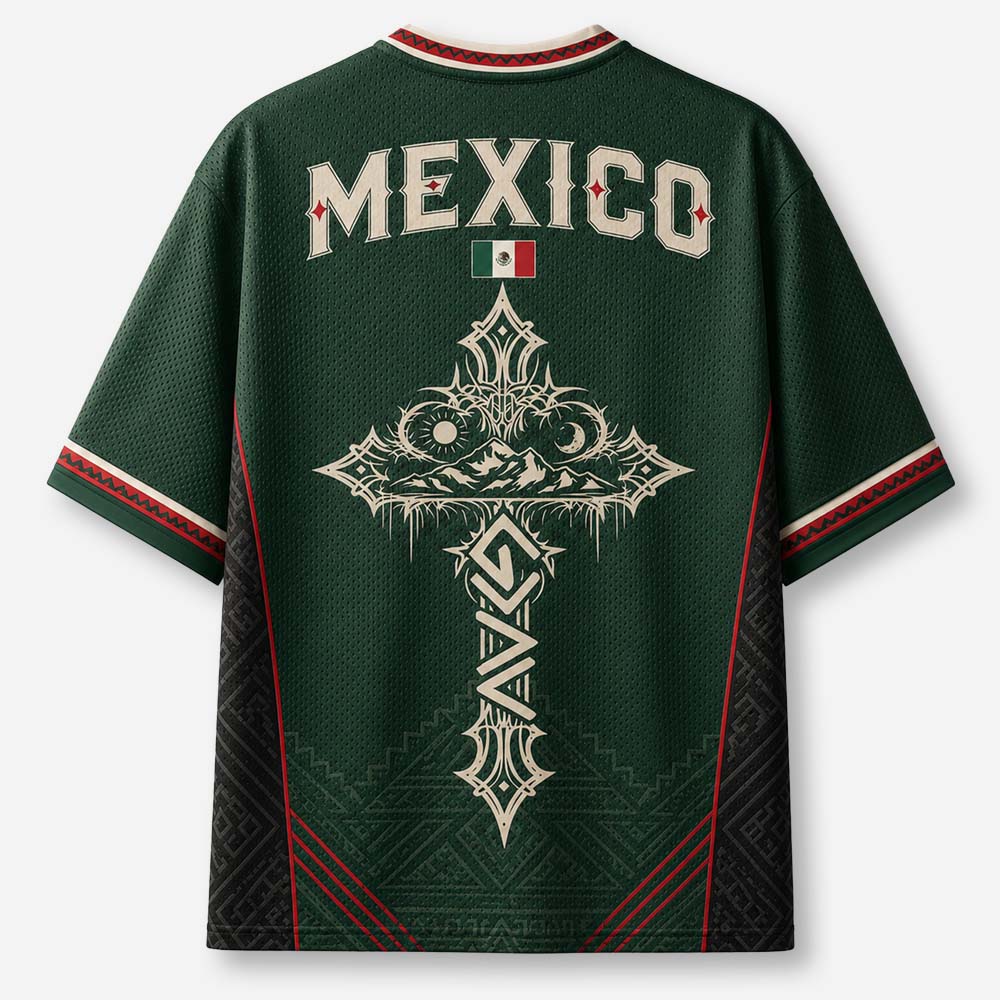 Mountain Crest Graphic Mesh Jersey