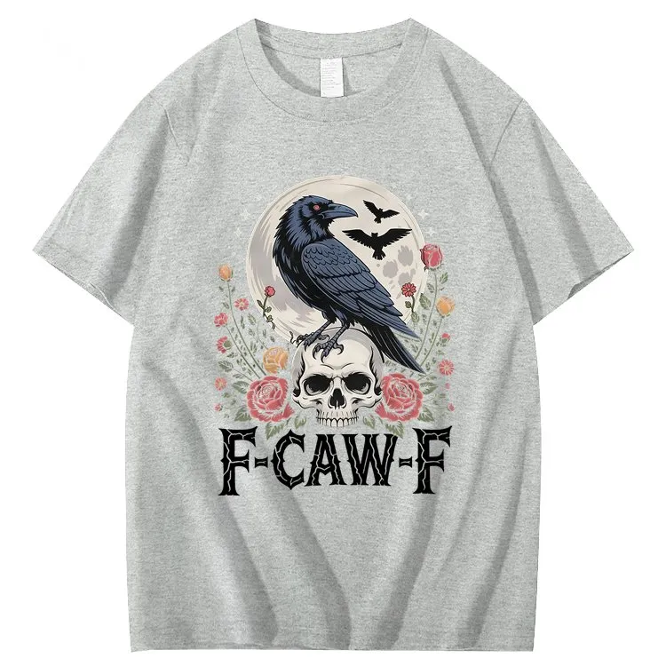 F-Caw-F Crow 100% Cotton T-Shirt