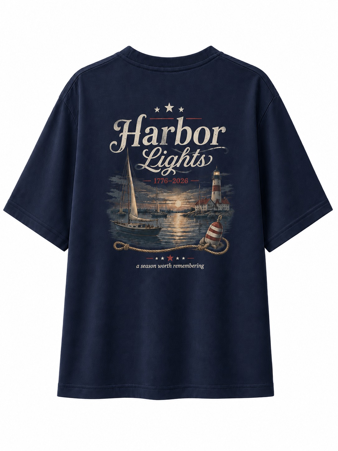 Harbor Lights Lighthouse Graphic Tee