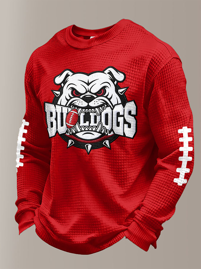 Men'S Rugby Printed Waffle T-Shirt