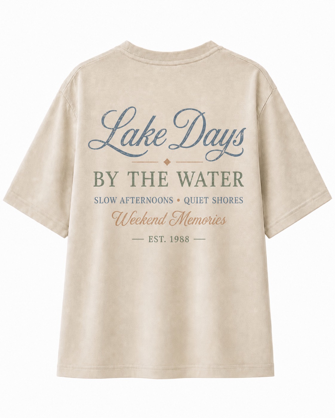 Lake Days By The Water V-Neck Tee