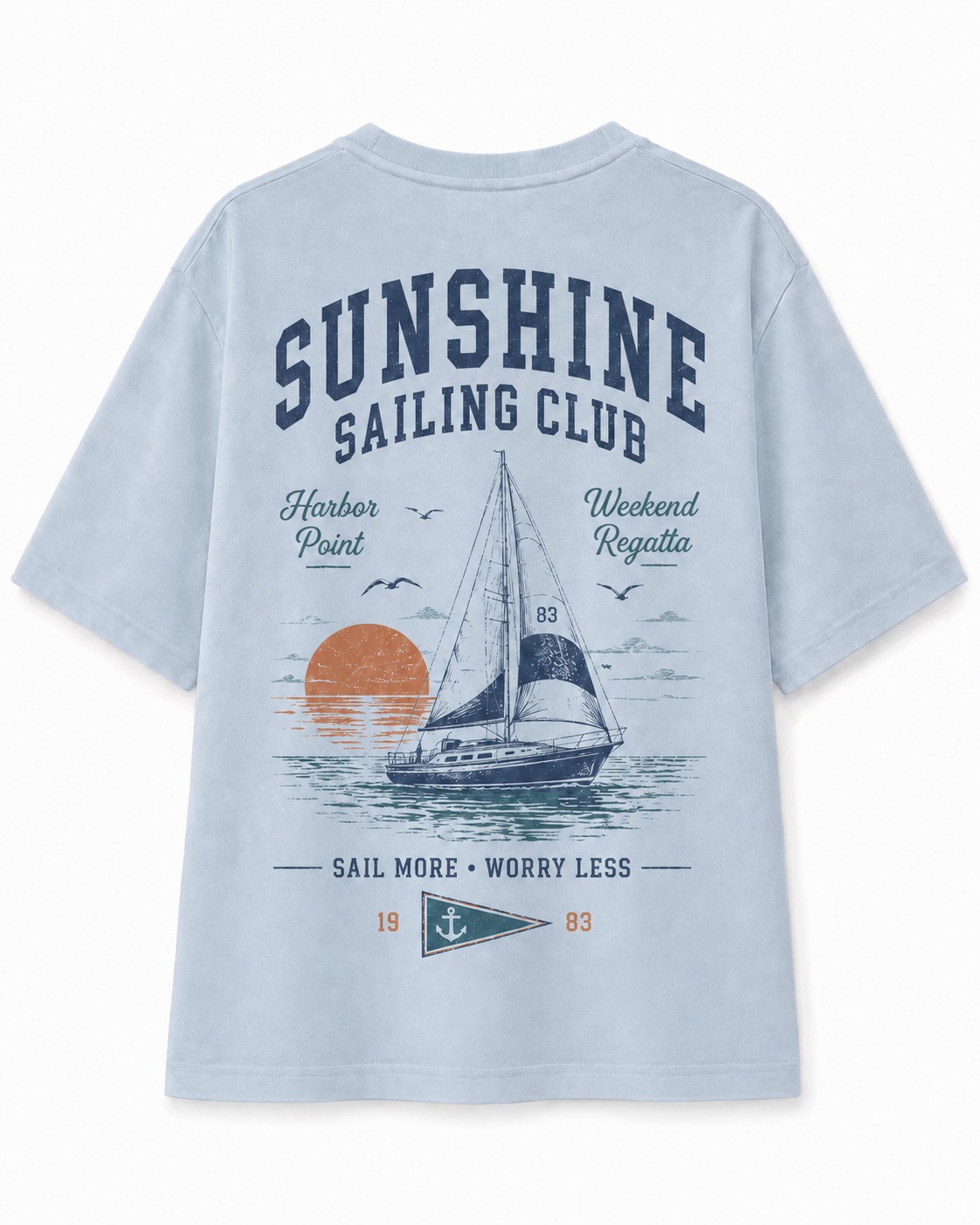 Sunshine Sailing Club V-Neck Tee