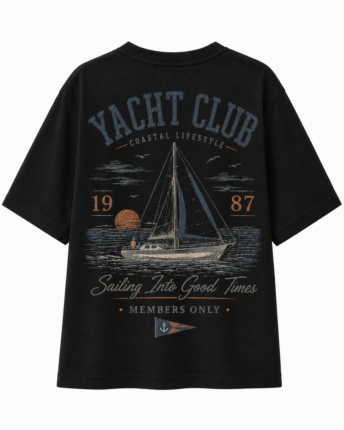 Yacht Club Active V-Neck Tee