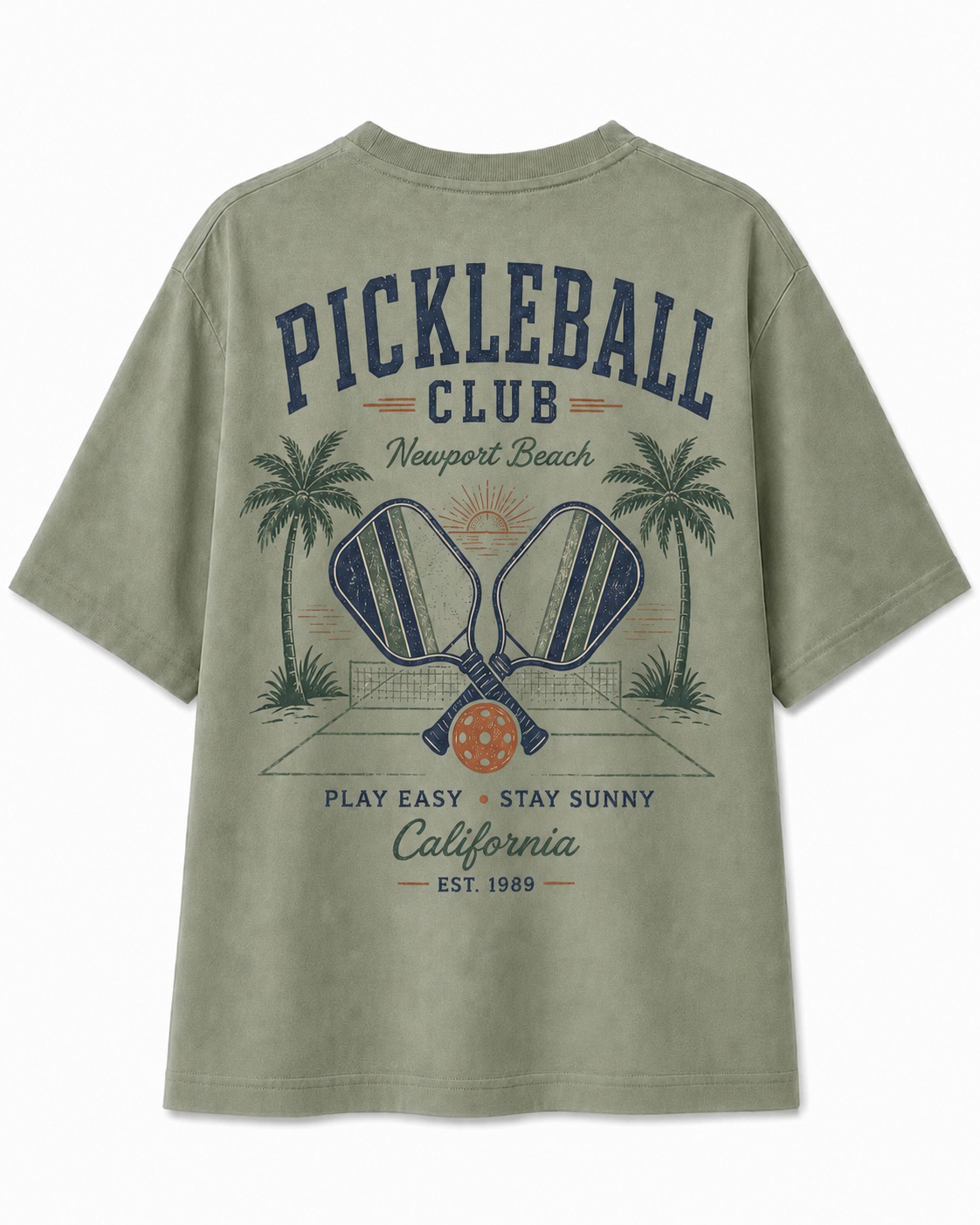 Newport Pickleball V-Neck Tee