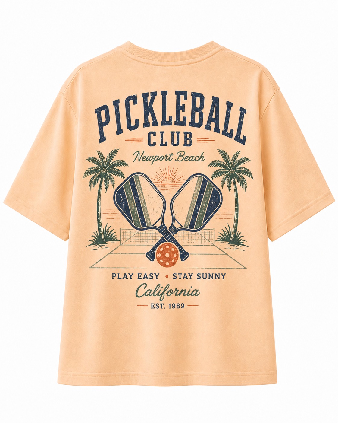 Newport Pickleball V-Neck Tee