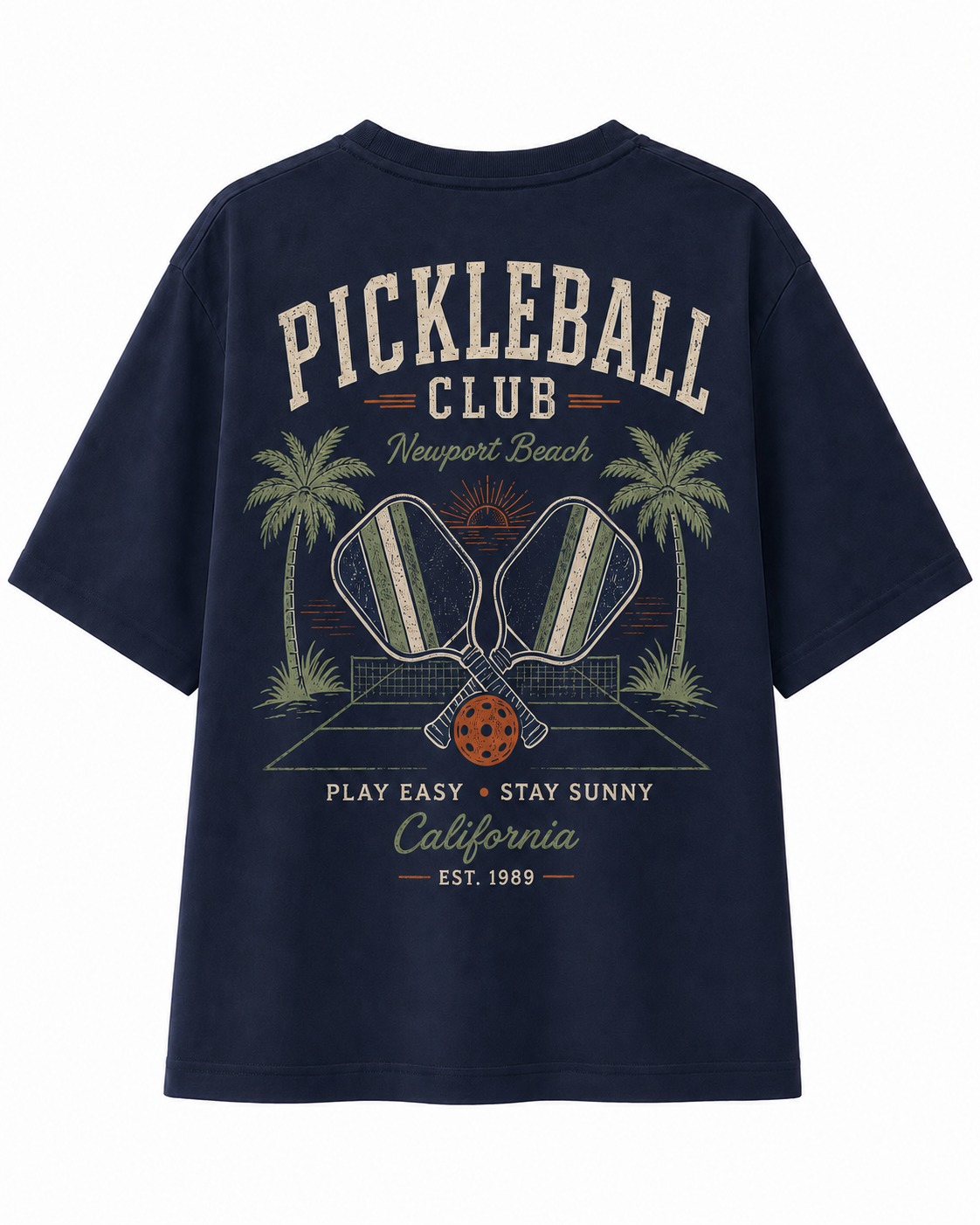 Newport Pickleball V-Neck Tee
