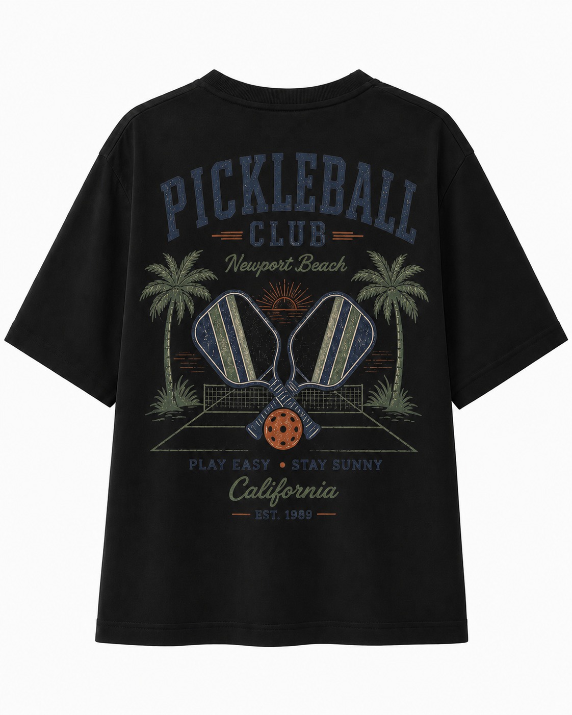Newport Pickleball V-Neck Tee