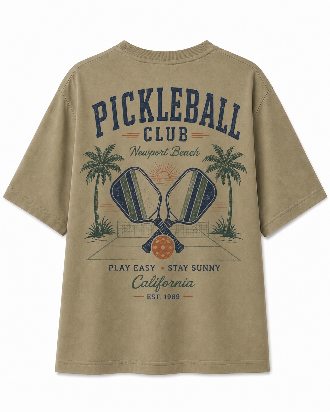 Newport Pickleball V-Neck Tee