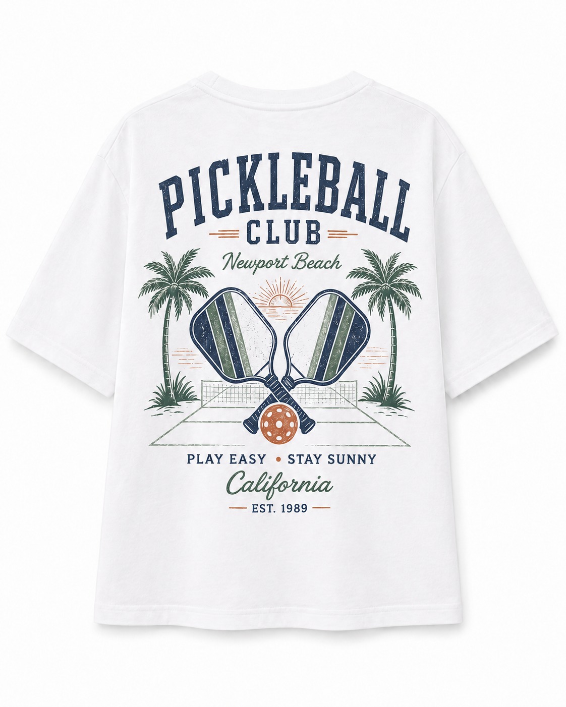 Newport Pickleball V-Neck Tee