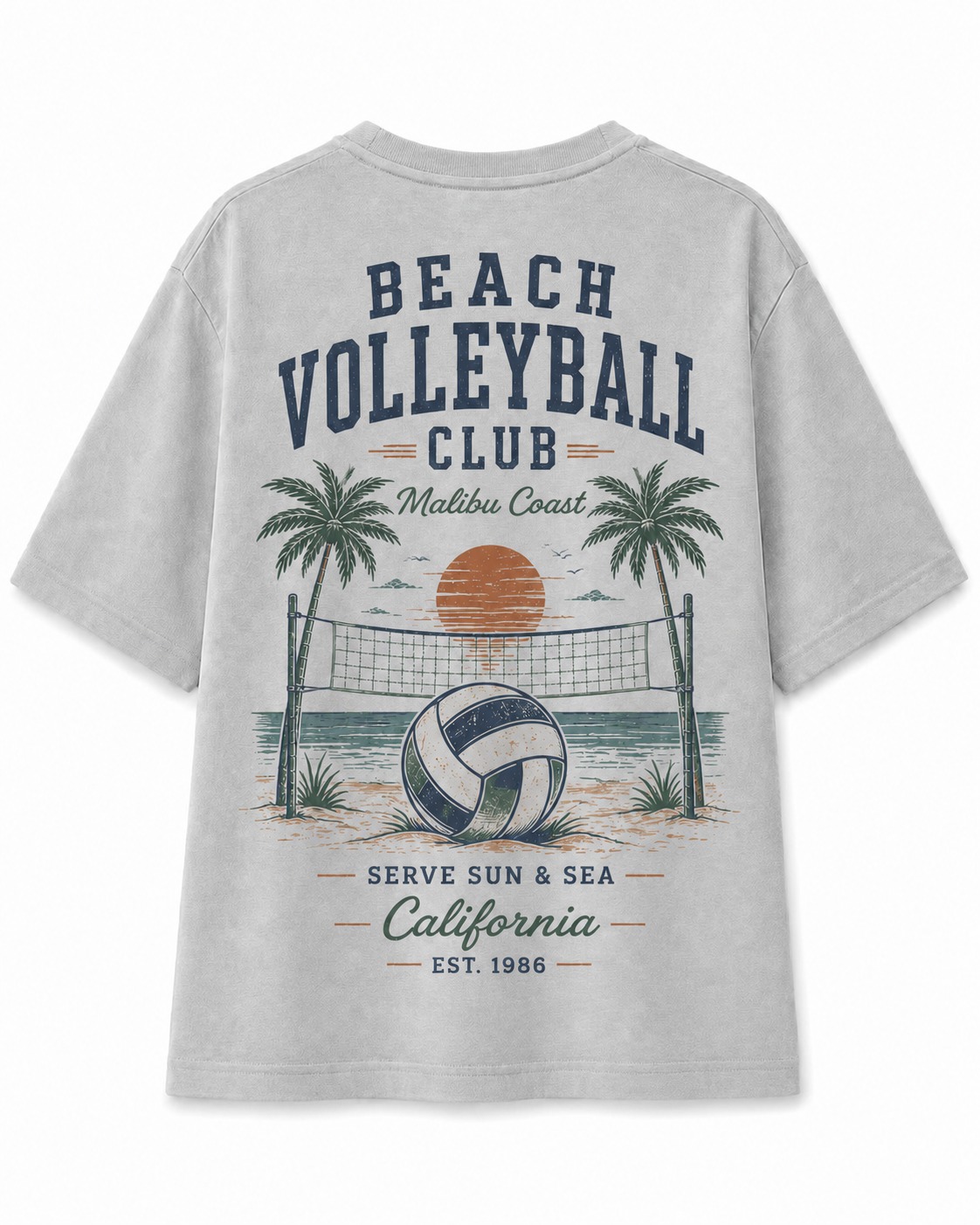 Beach Volleyball Club V-Neck Tee